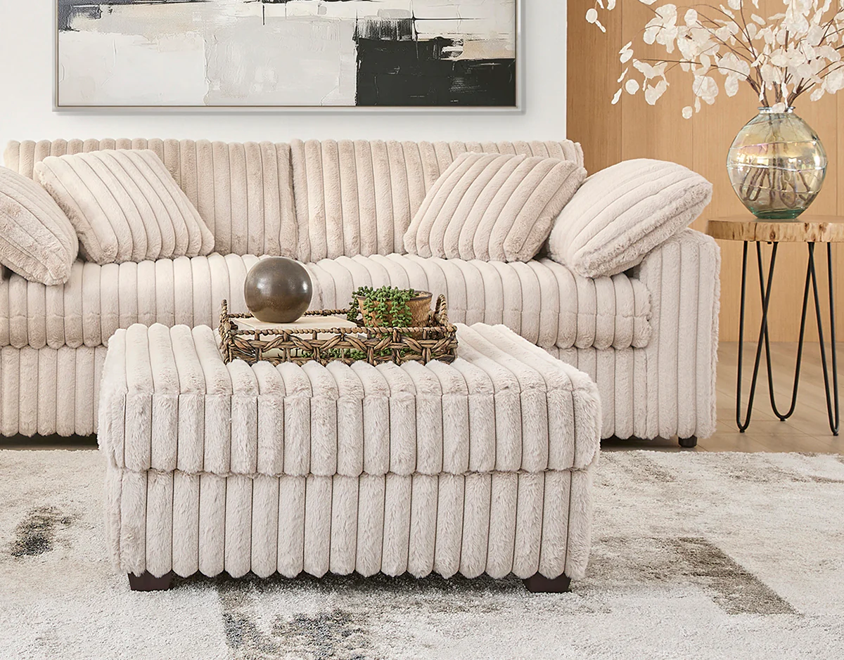 13500OT Mondo Ottoman by Hughes