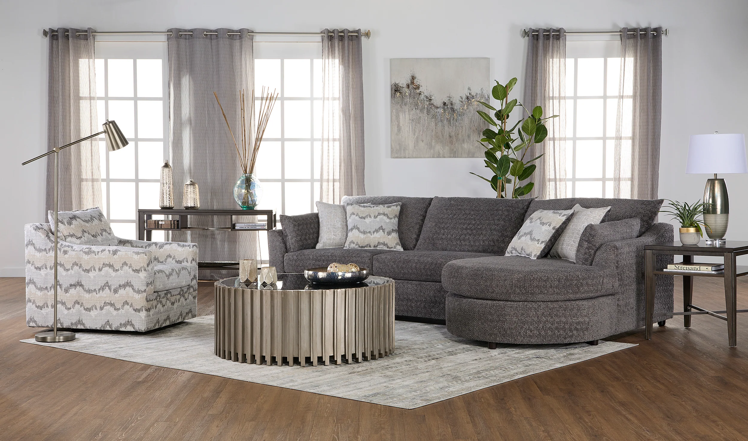 13900 Plunge 2Pc Sectional Set - Image 2