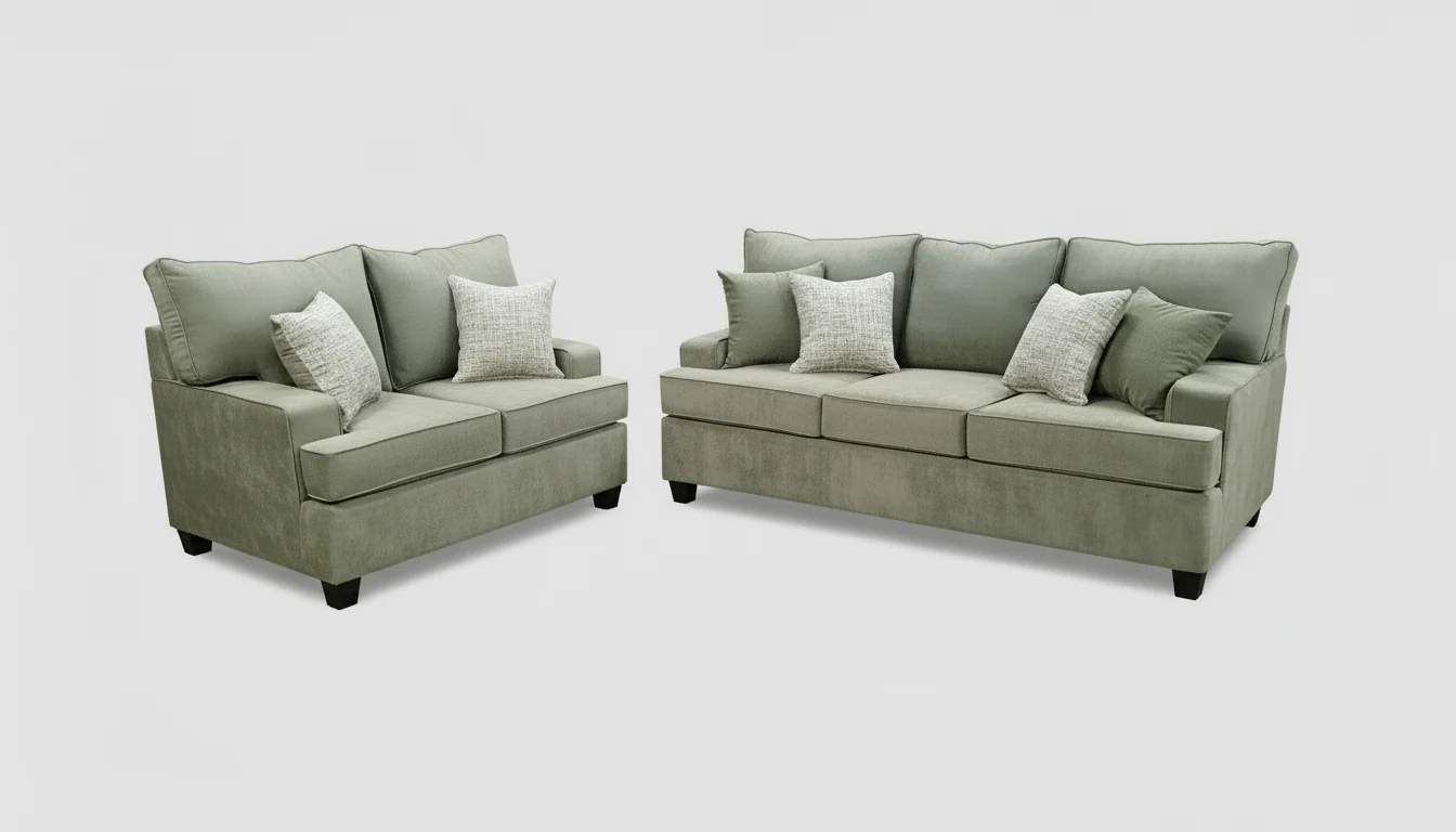 1935 Sofa and Love Seat Set by L&A - Image 2