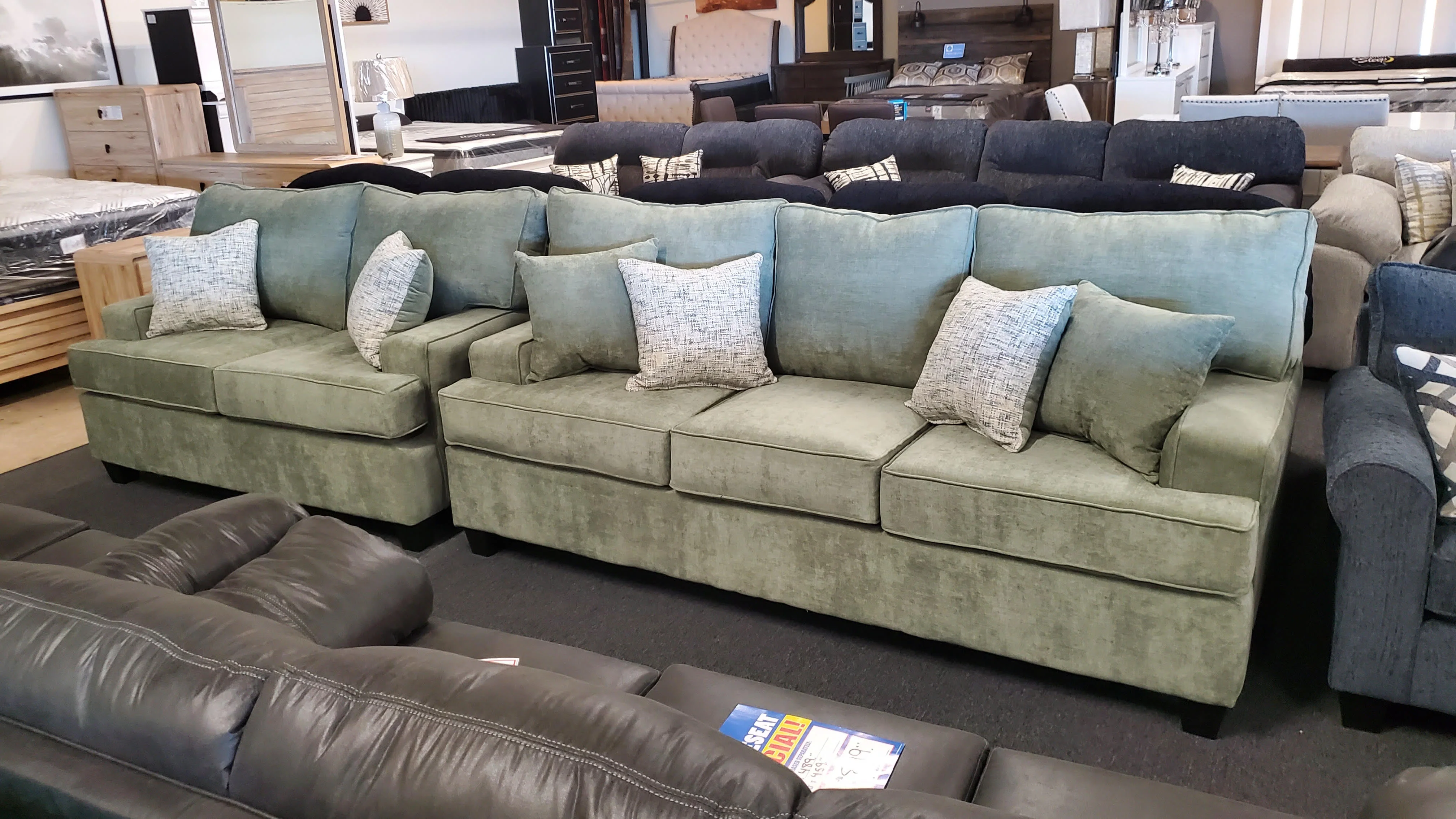 1935 Sofa and Love Seat Set by L&A - Image 3