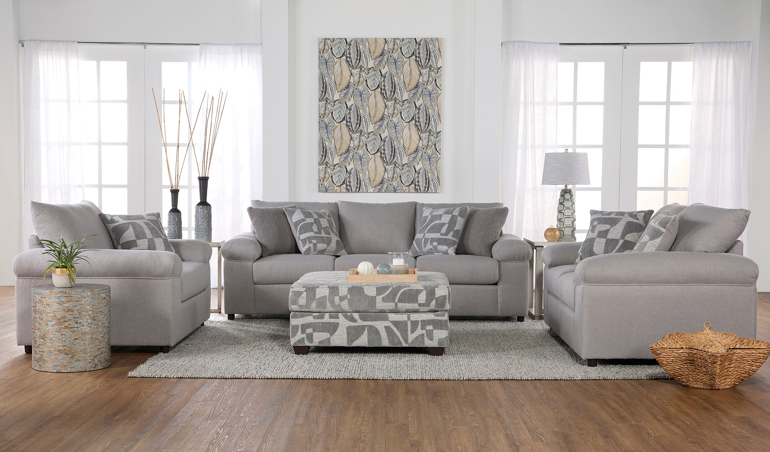 19900 Cush Sofa & Loveseat Set - Image 2