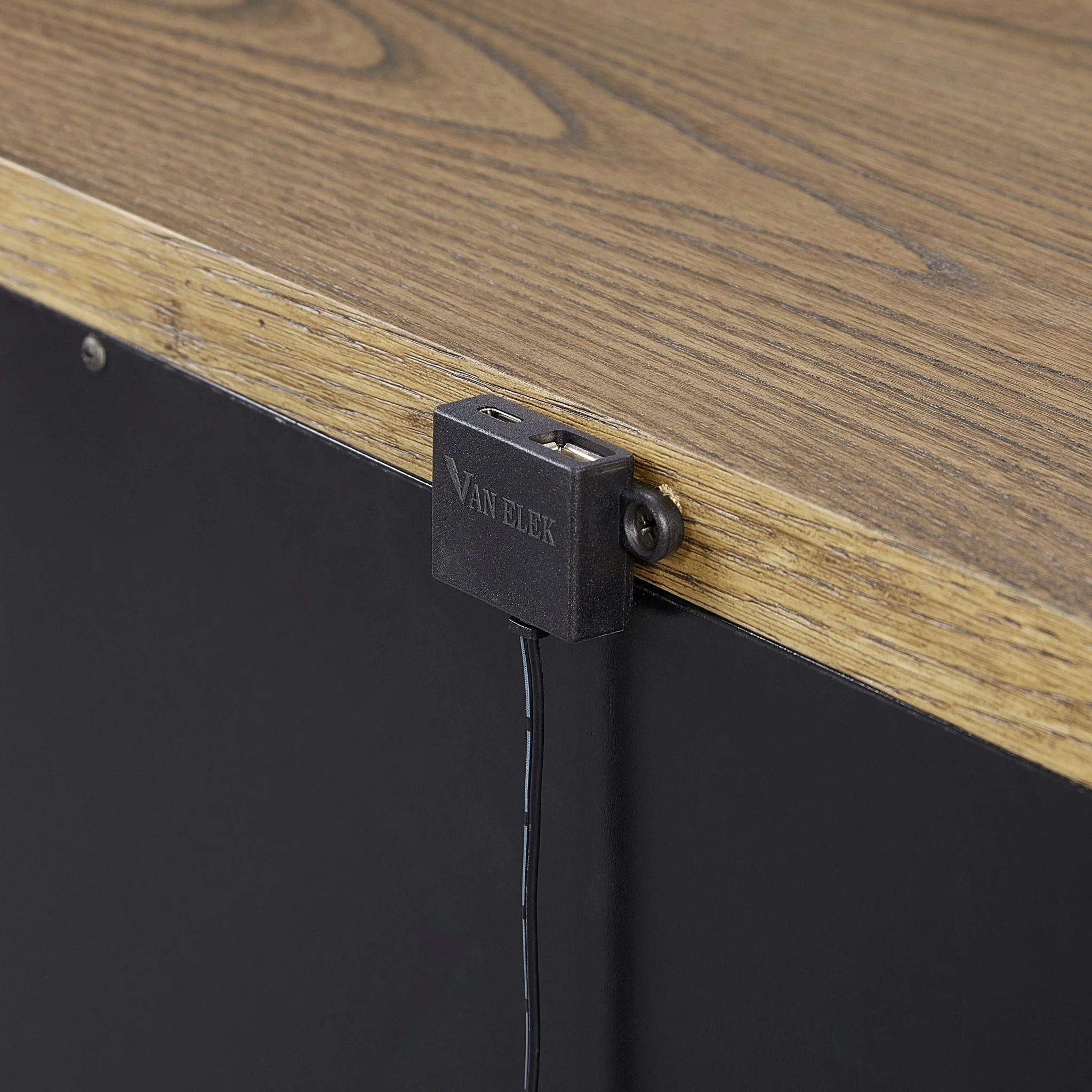 2 Drawer Nightstand With USB - Latte - Image 3