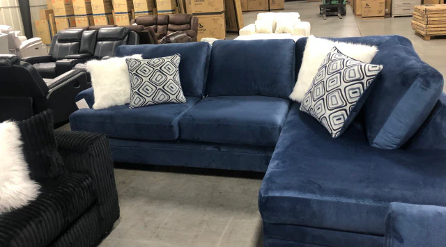 2240 Champion 2 Pc Sectional with Chaise - 2 Color Options - Image 2