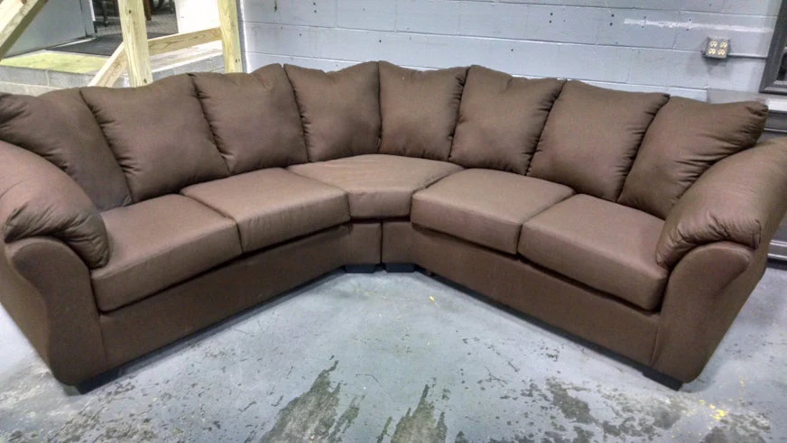 4545 2 Piece Sectional by L&A Customs - 50 colors available - Image 4