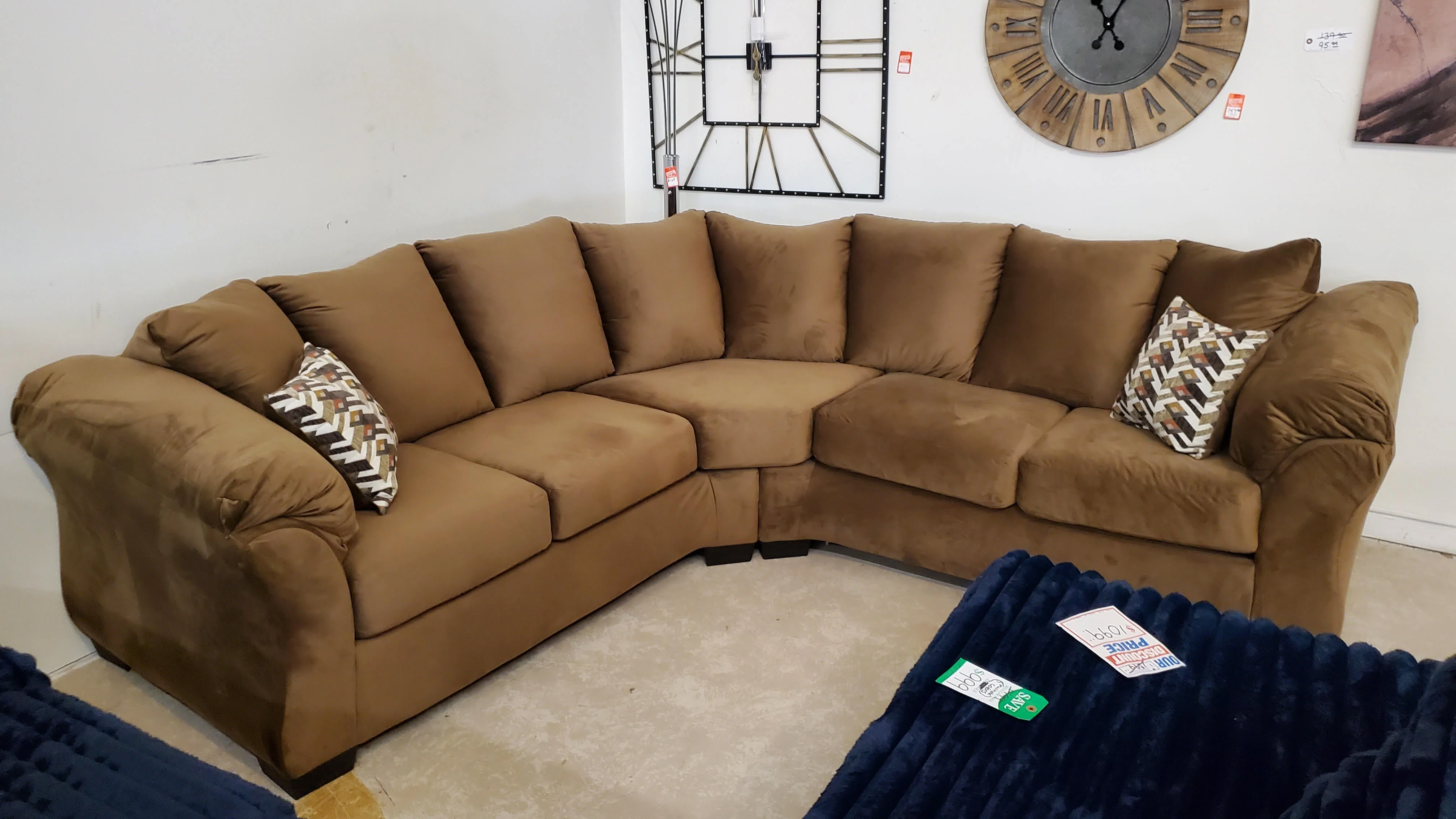 4545 2 Piece Sectional by L&A Customs - 50 colors available - Image 5