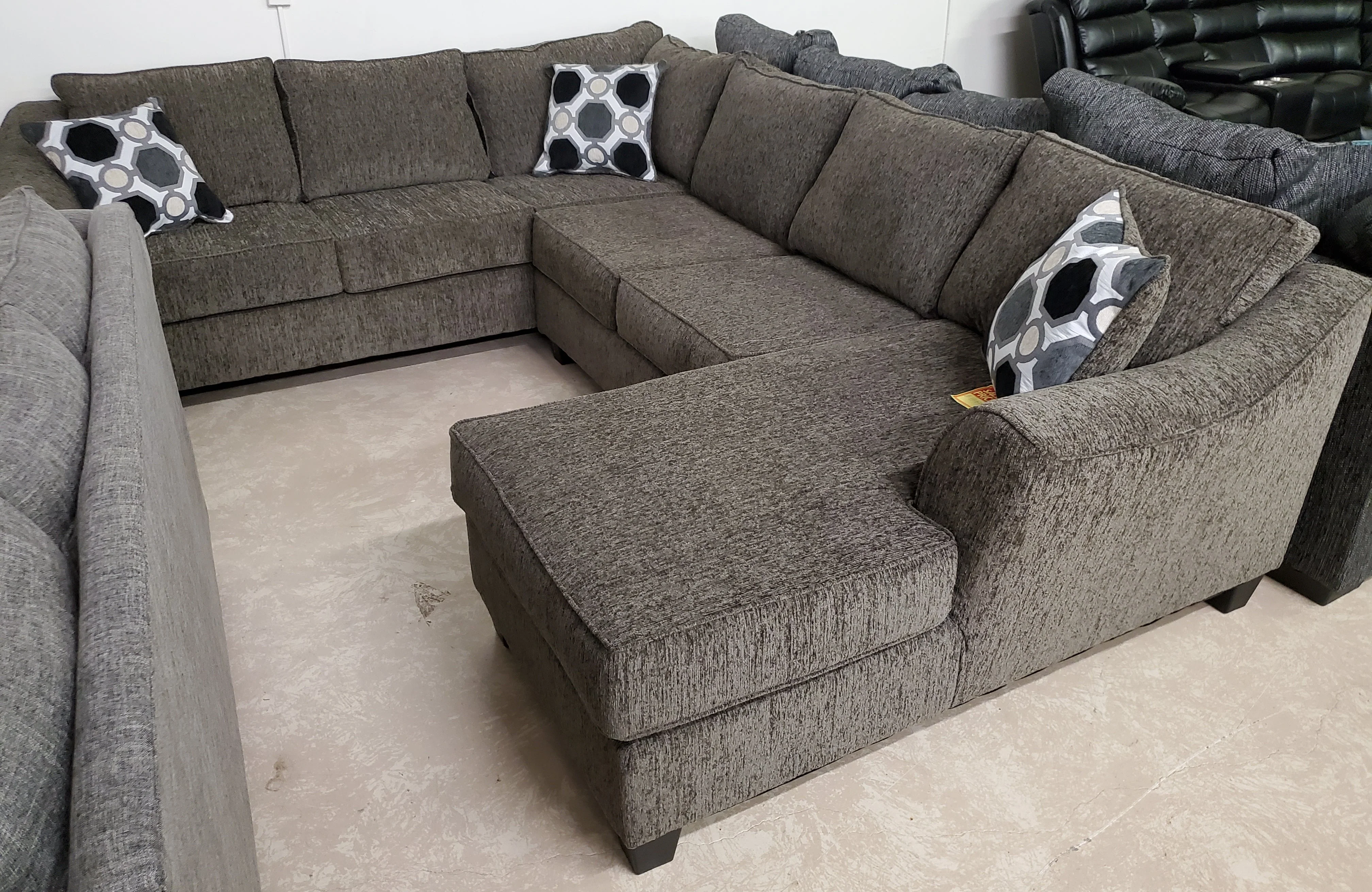 5380 3pc Wraparound Sectional with Chaise by L&A Customs - 50 Colors Available - Image 5