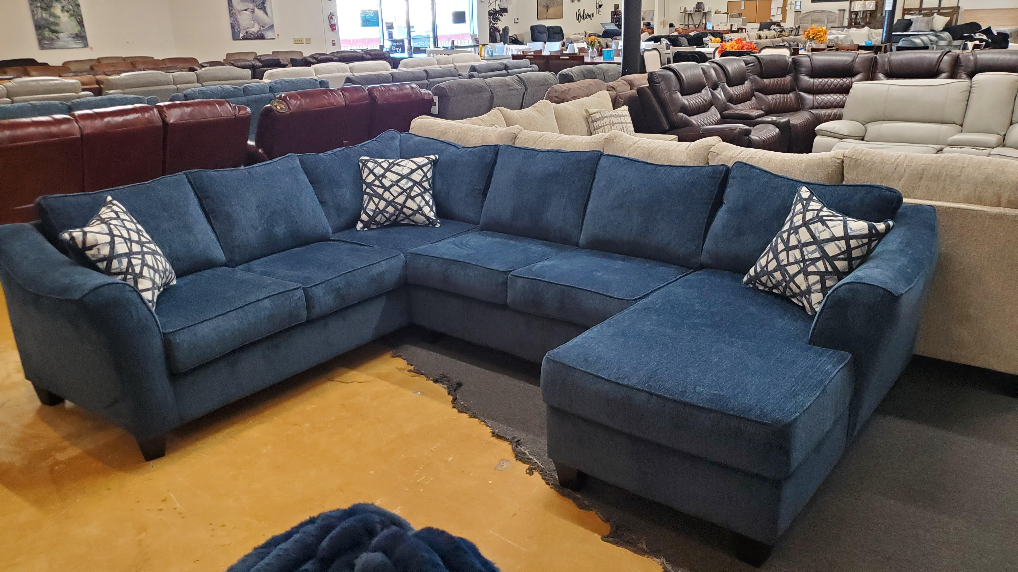 5380 3pc Wraparound Sectional with Chaise by L&A Customs - 50 Colors Available - Image 7