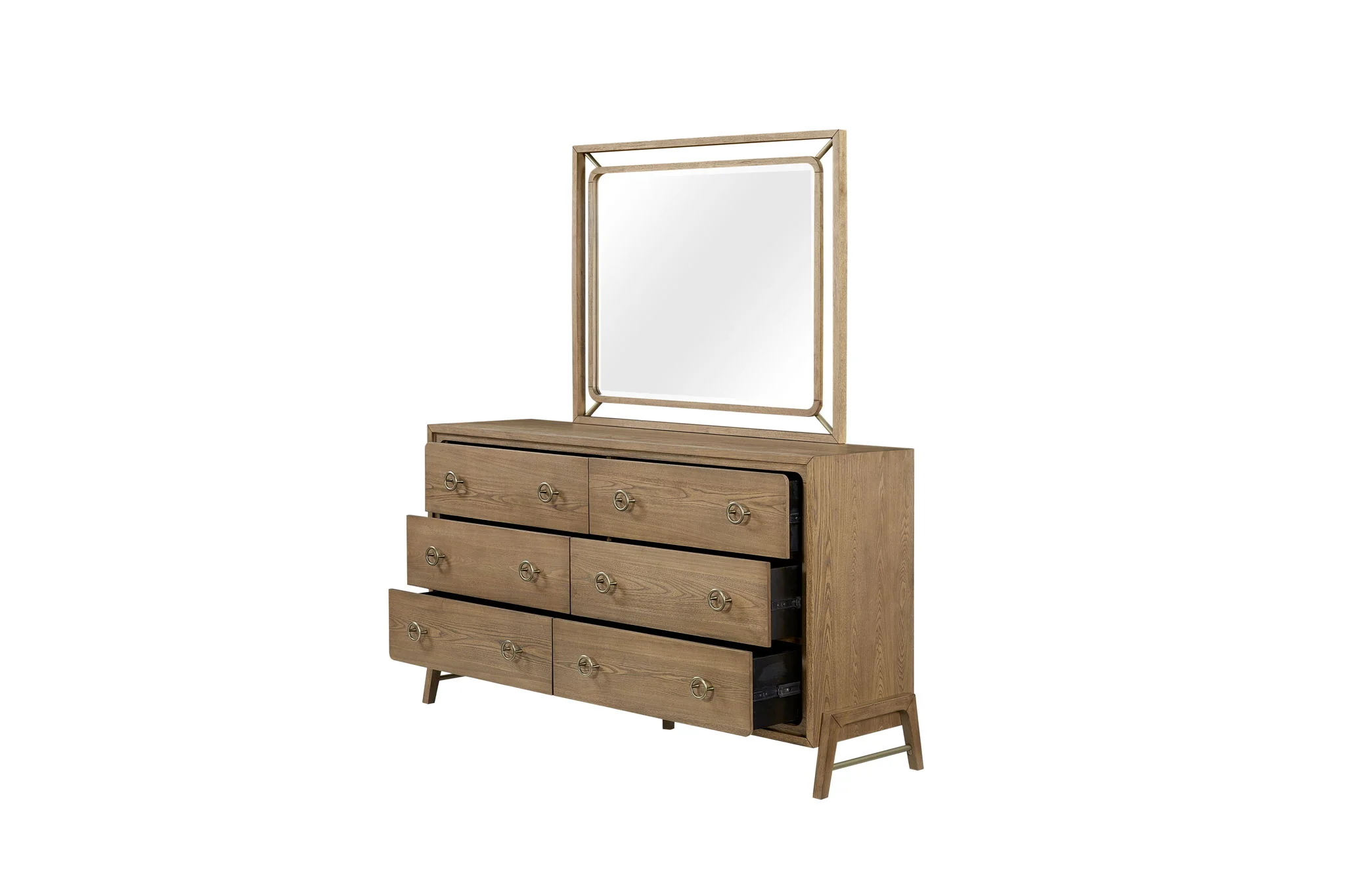 6 Drawer Dresser - Latte - Image 2