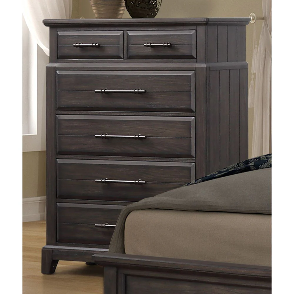 6 Drawer Dresser - Mahogany - Image 2