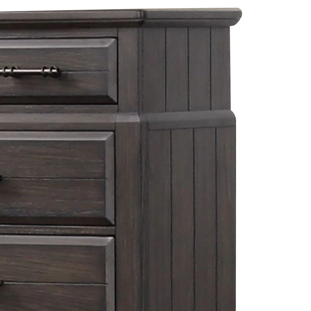 6 Drawer Dresser - Mahogany - Image 4