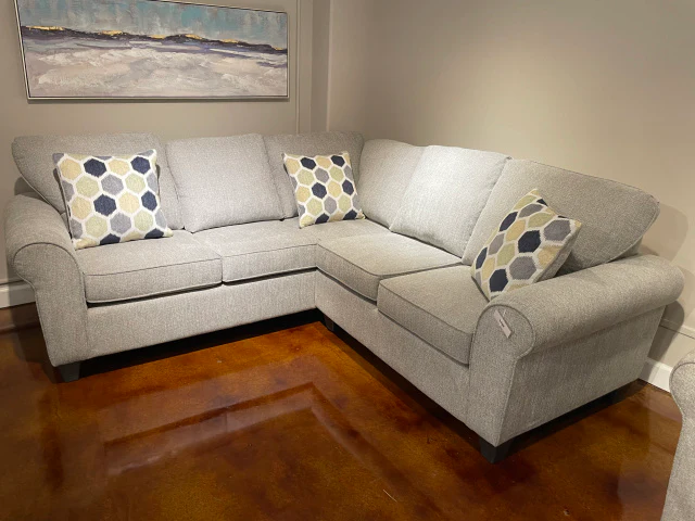 6808 2 PC Sectional Sofa in Surge Ash - Image 2