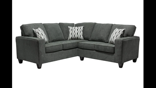 6818 2 Pc Sectional Sofa in Grey or Beige - Image 3