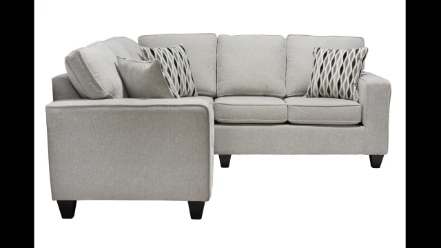 6818 2 Pc Sectional Sofa in Grey or Beige - Image 4