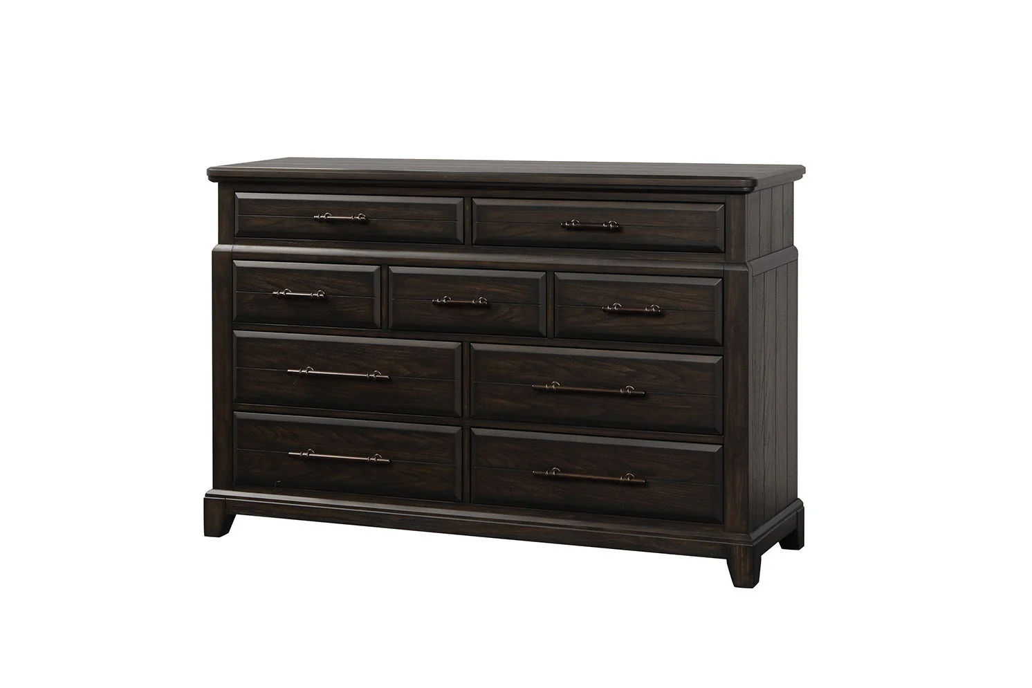 9 Drawer Dresser - Mahogany - Image 2