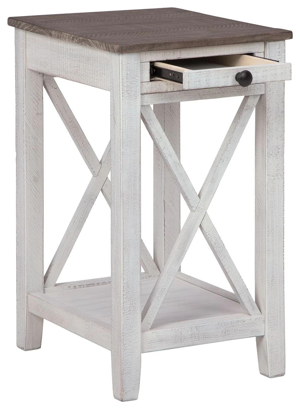Adalane - Accent Table - White / Gray - Image 2
