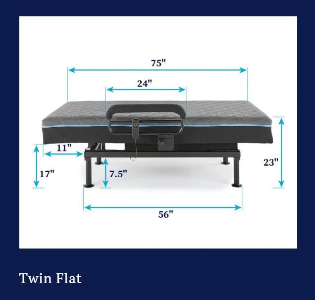 Adjustable Sleep To Stand Bed With Convenient Lift Assist - Image 2