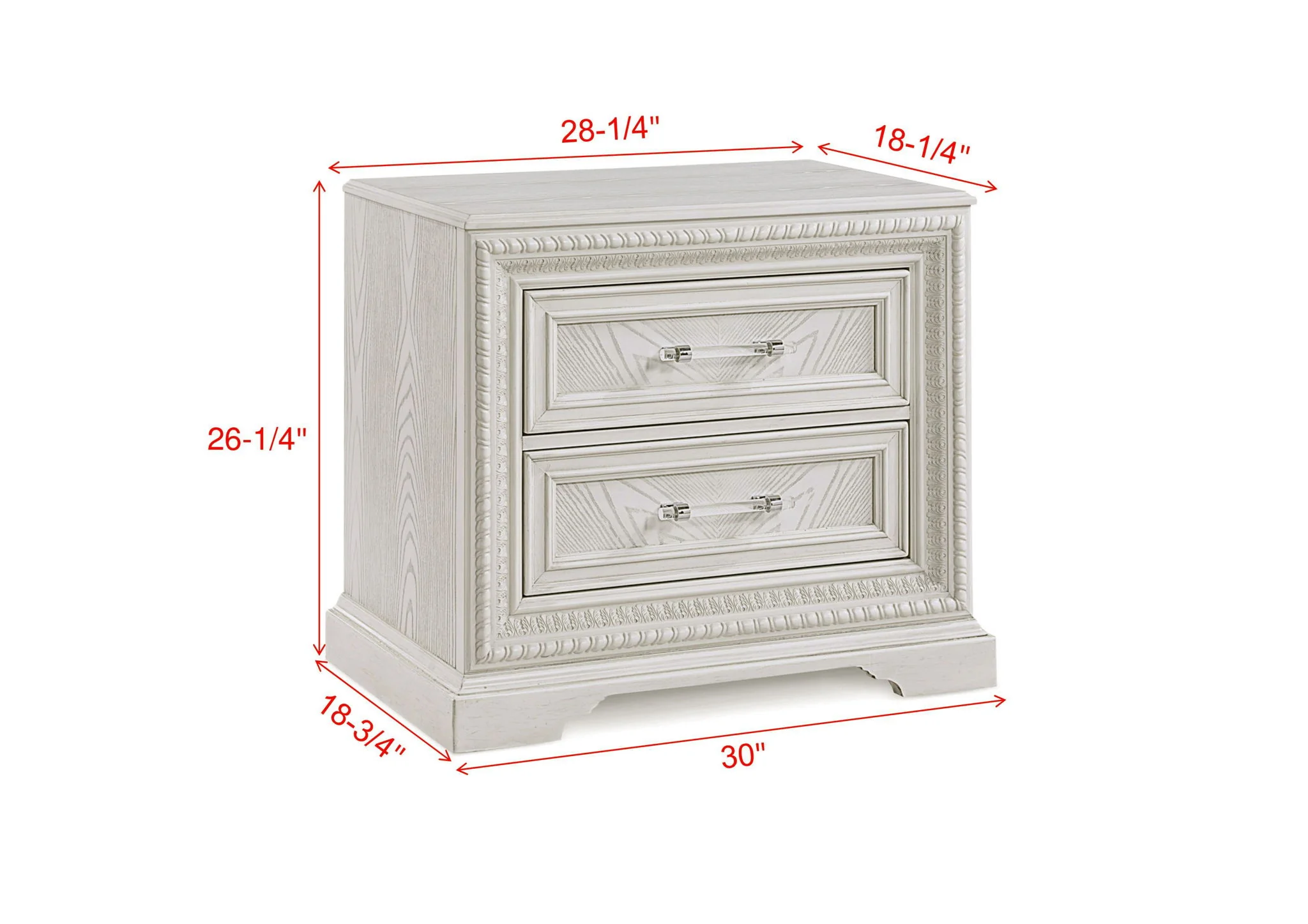 Alexandria - Accent Nightstand - White - Image 3