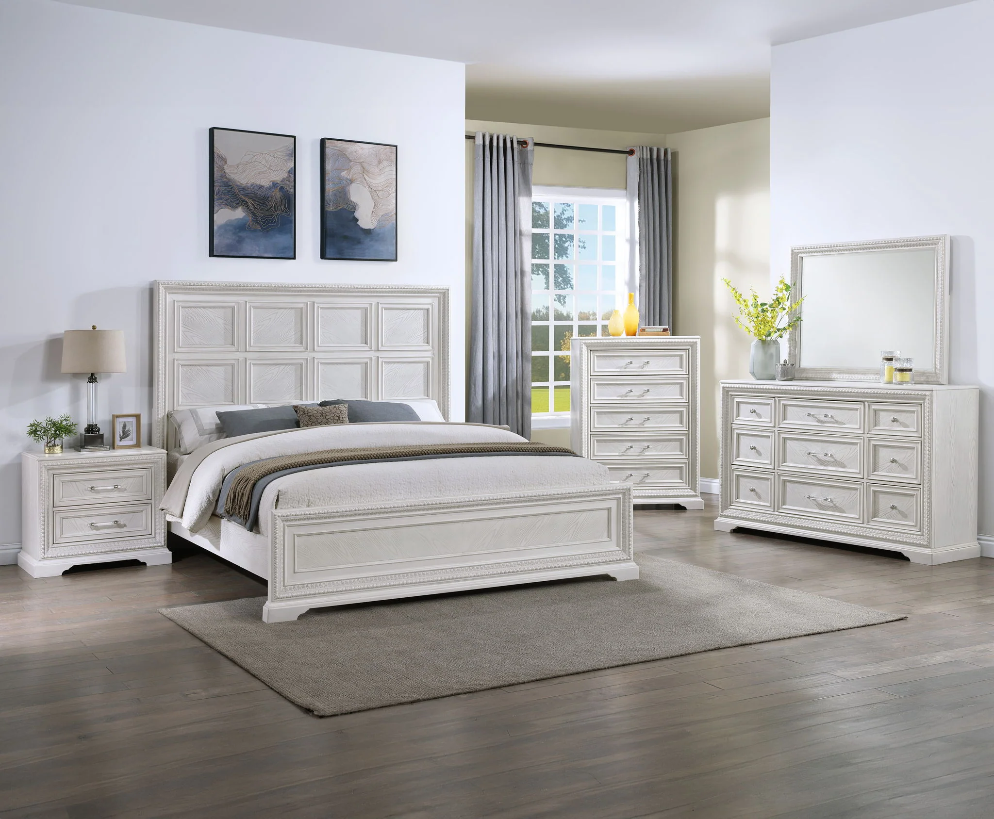 Alexandria - Accent Nightstand - White - Image 4