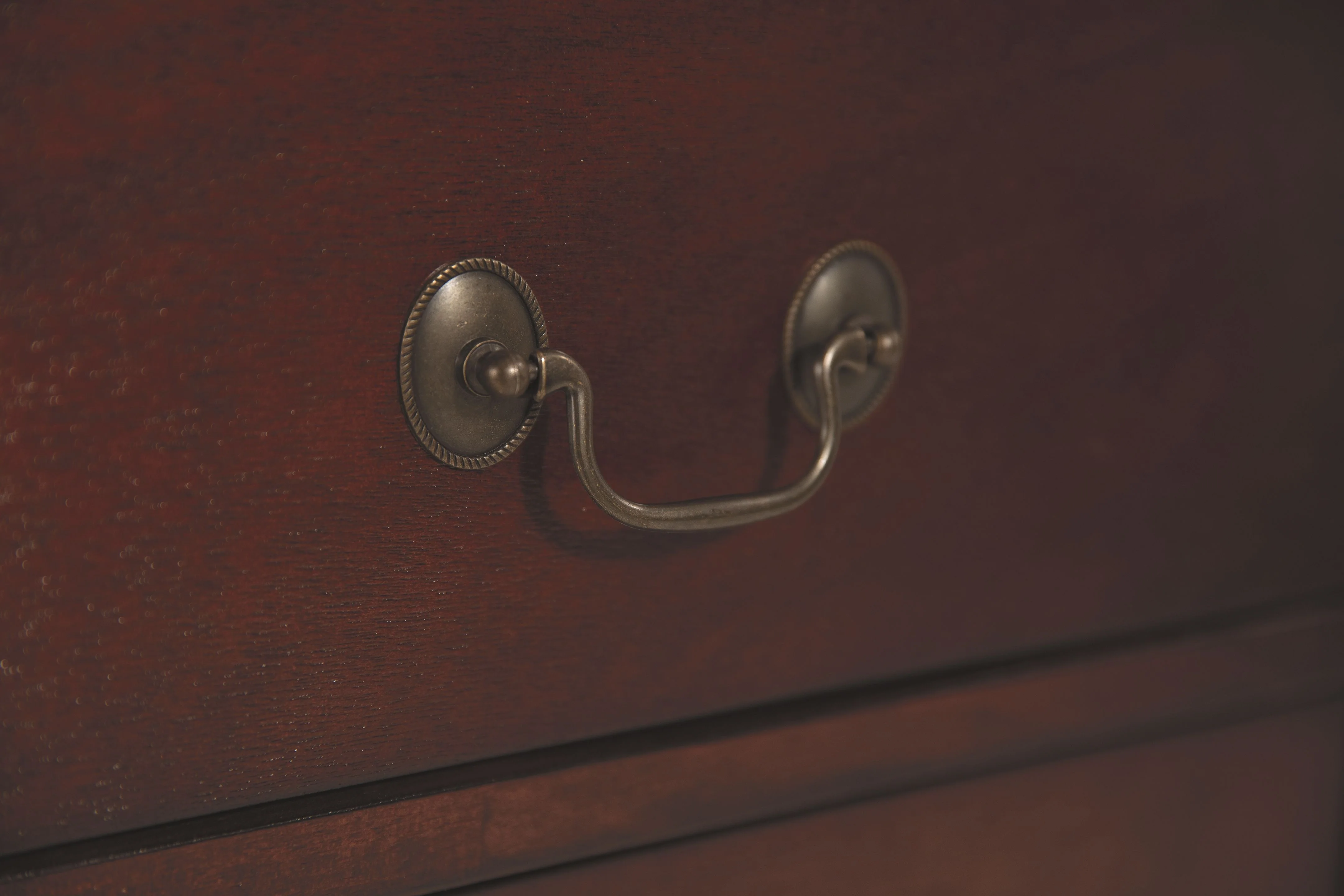 Alisdair - Two Drawer Night Stand - Reddish Brown - Image 3