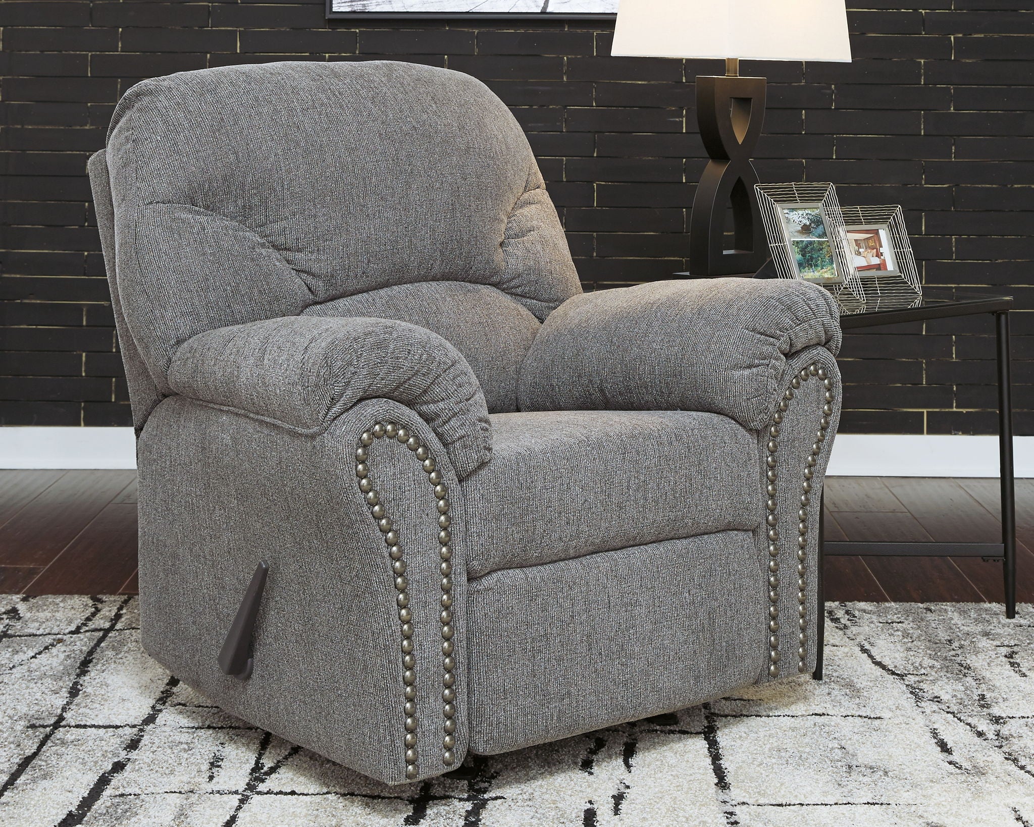 Allmaxx - Rocker Recliner - Pewter - Image 3