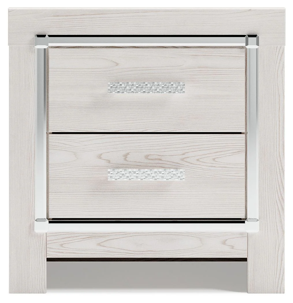 Altyra - Two Drawer Night Stand - White - Image 4