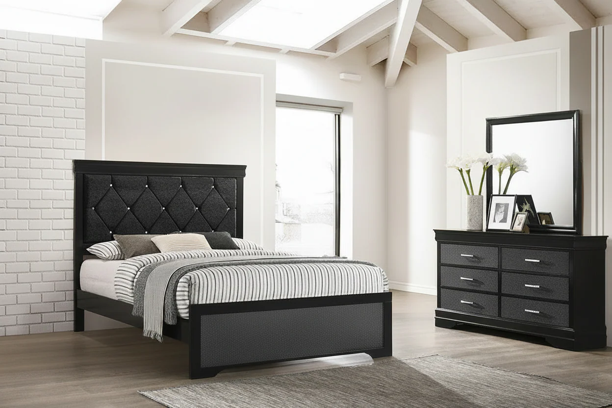 Amalia Black Bedroom Suites - Image 3