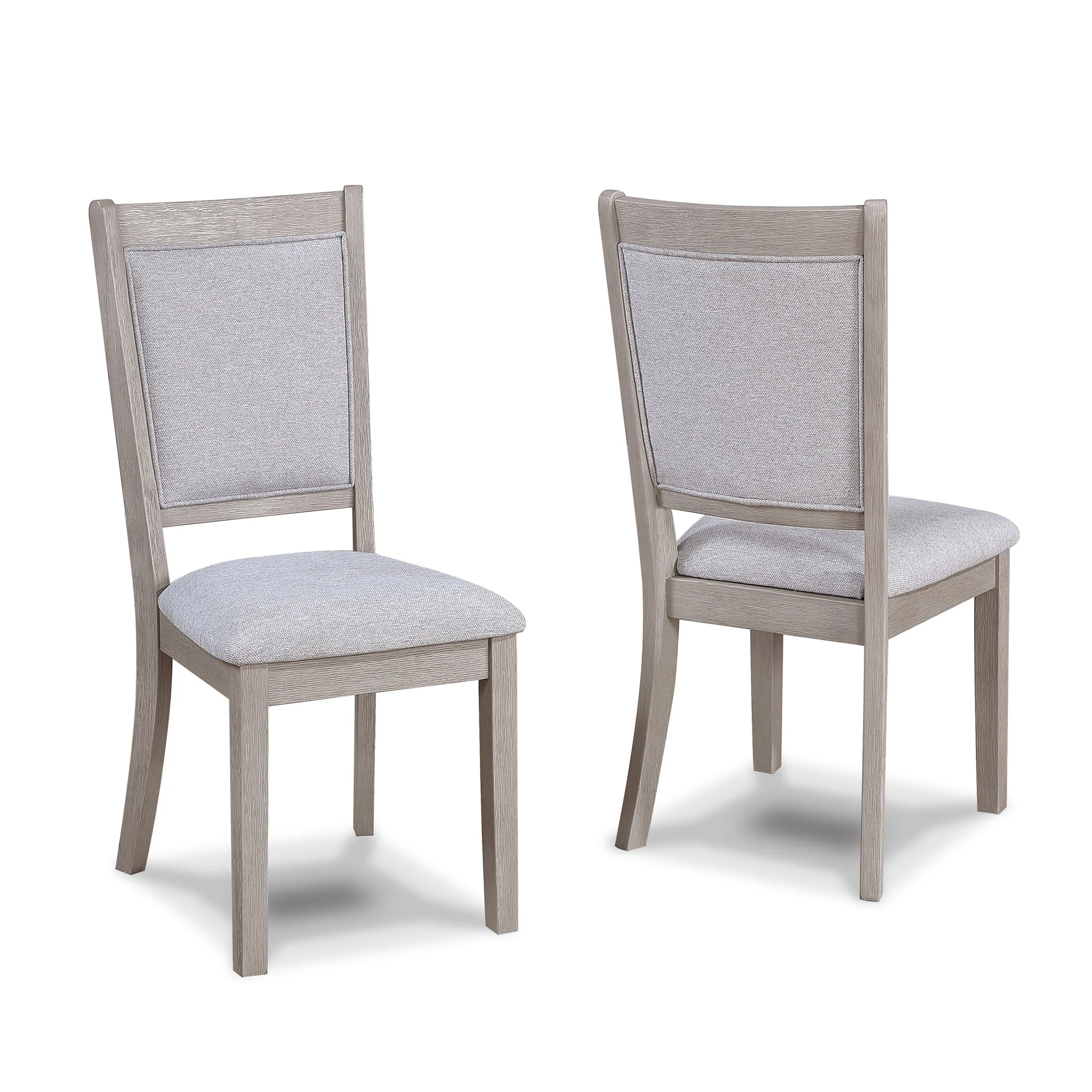 Amara - 5 Piece Round Dining Set Drift Wood - Drift Wood - Image 2