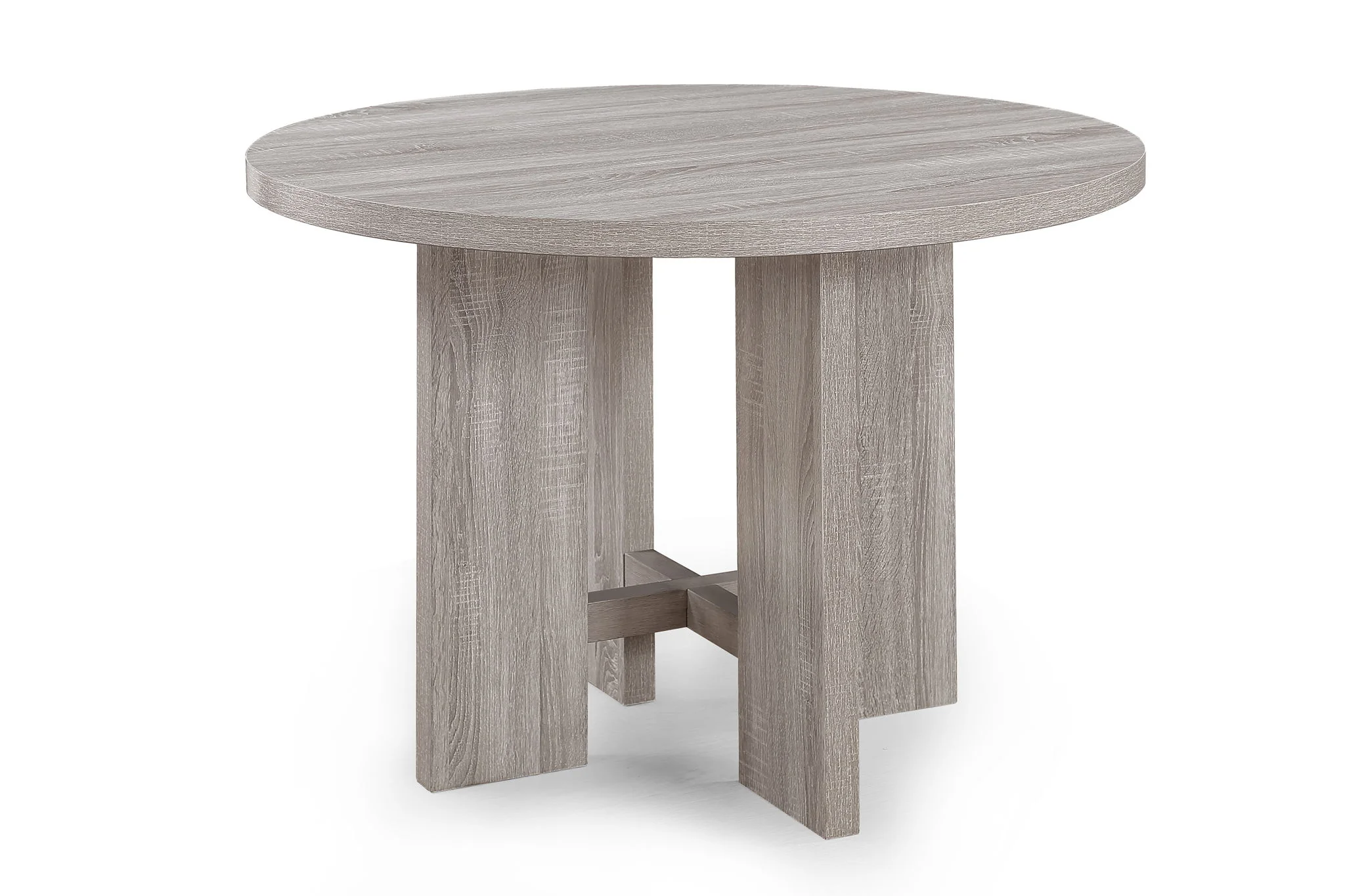 Amara - 5 Piece Round Dining Set Drift Wood - Drift Wood - Image 3