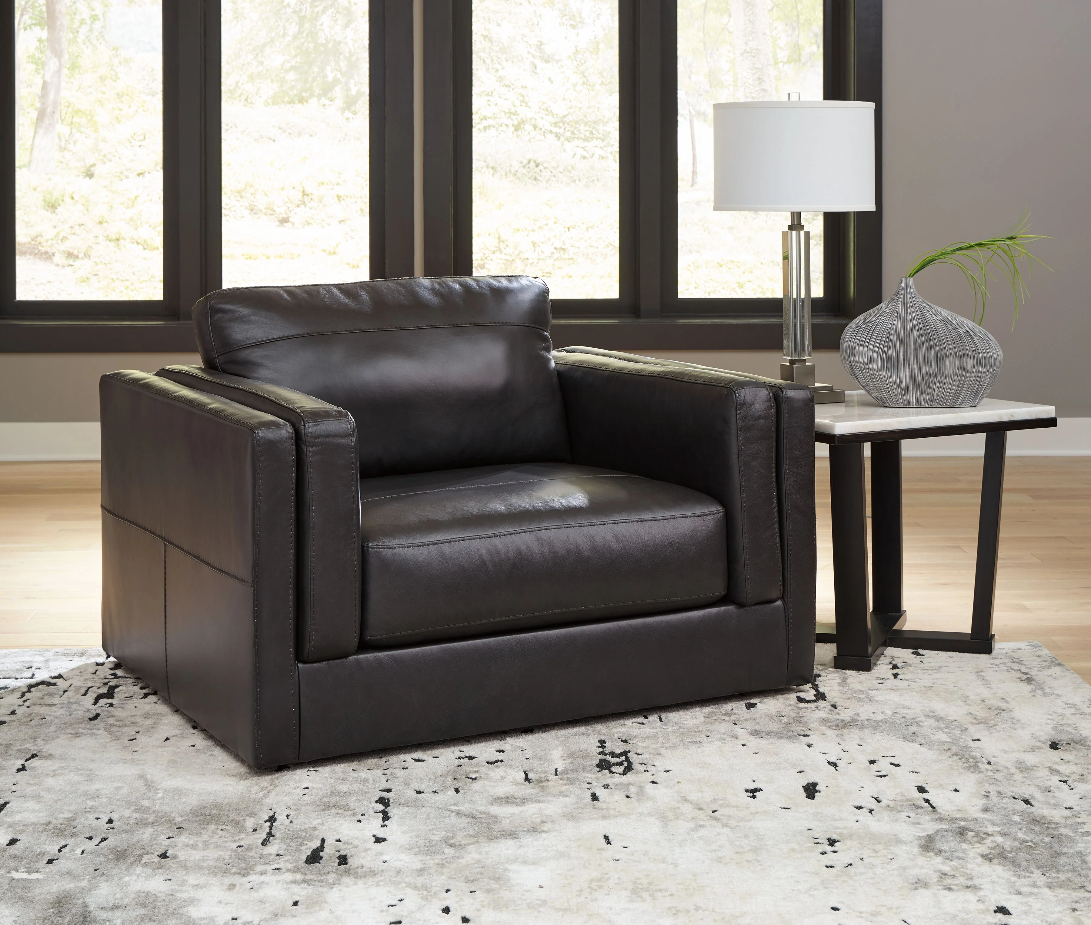 Amiata - Chair And A Half - Onyx - Image 2