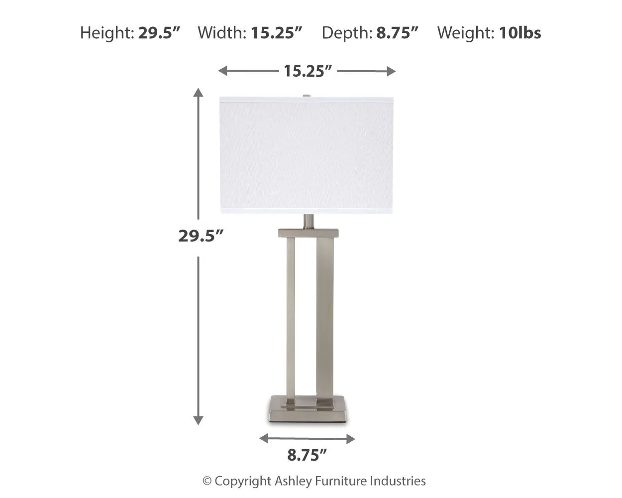 Aniela - Metal Table Lamp Set - Image 5