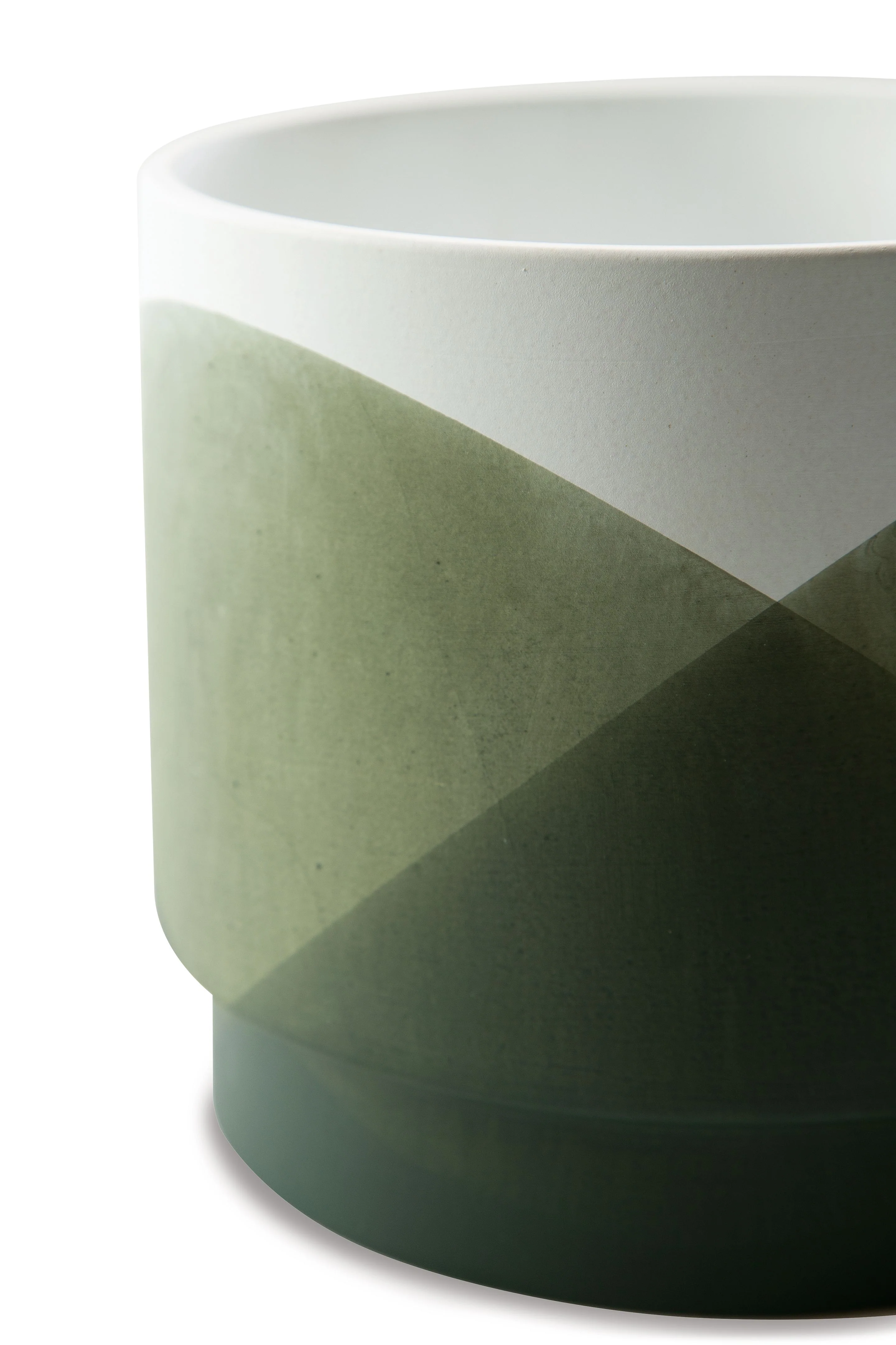 Ardenridge - Planter Set (Set of 2) - Green / White - Image 3