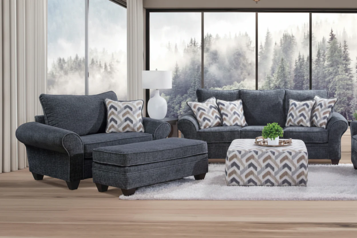 Arlington Living Room Set; Sofa, Chair and a half and Ottoman - Image 2