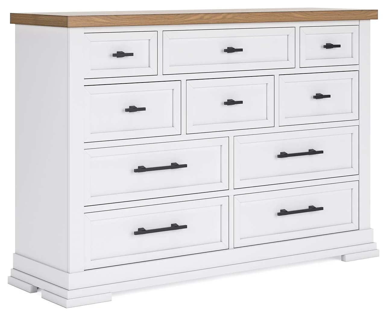 Ashbryn - Dresser - White / Natural