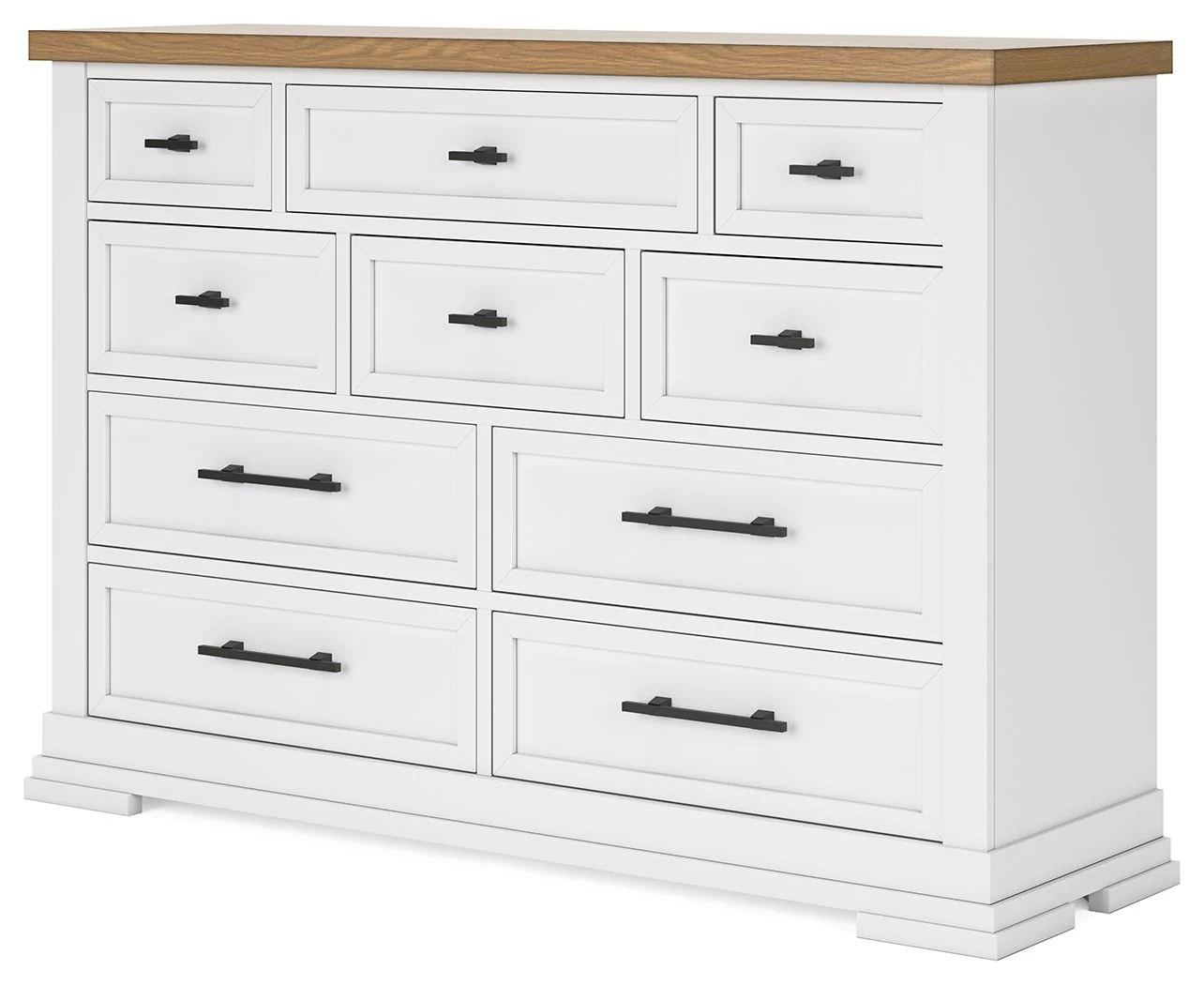 Ashbryn - Dresser - White / Natural - Image 3