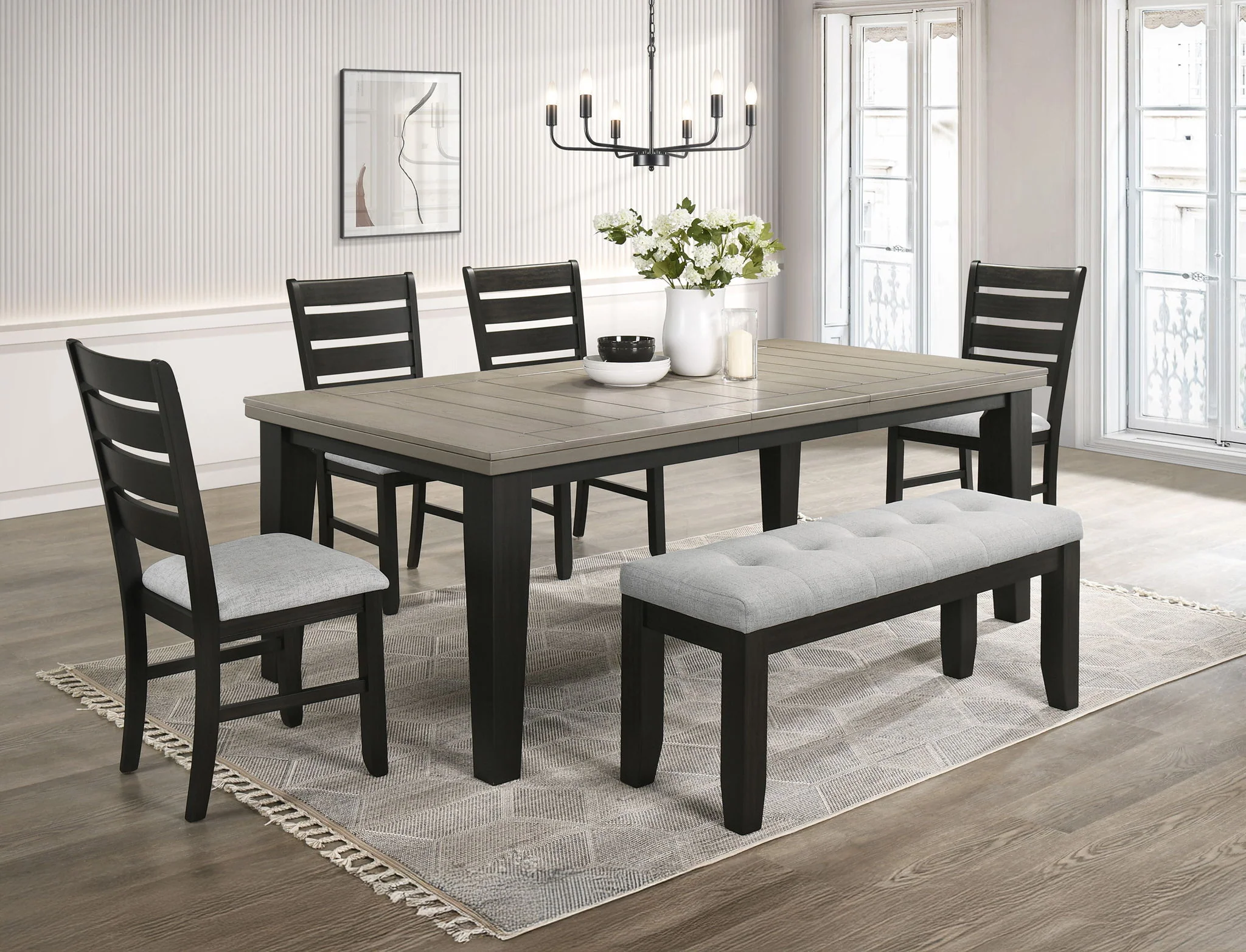 Bardstown - Bench - Light Gray - Image 3
