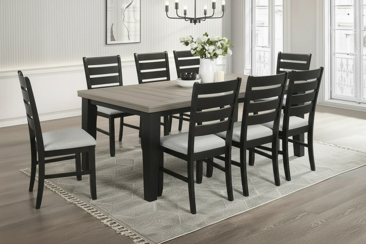 Bardstown Light Grey Dining Sets by Crown Mark - Image 3