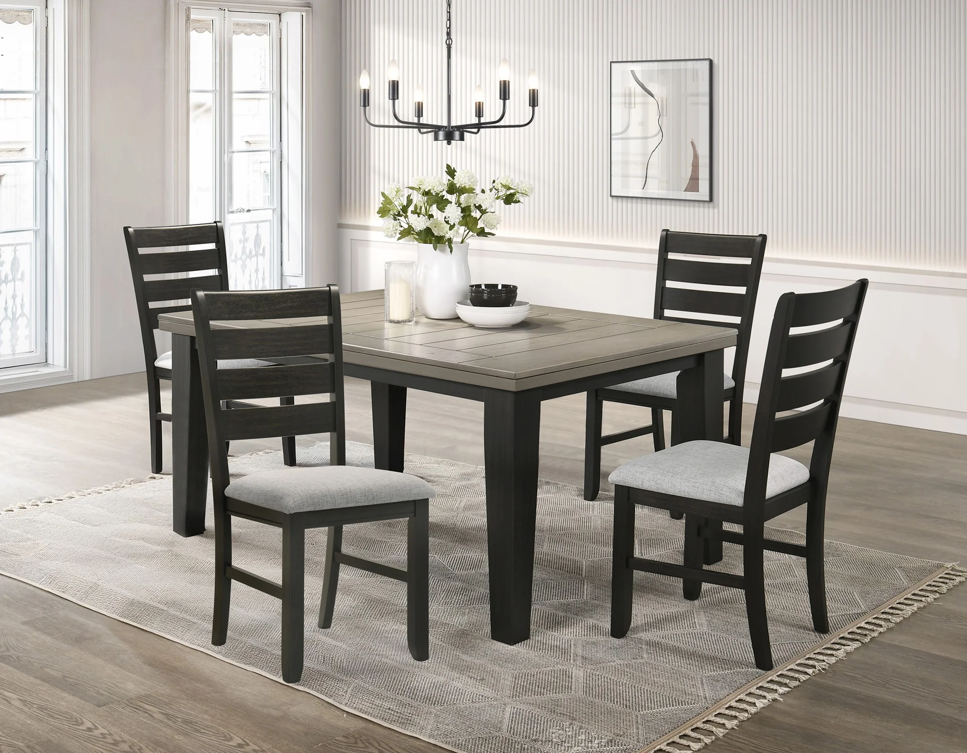 Bardstown Light Grey Dining Sets by Crown Mark - Image 4