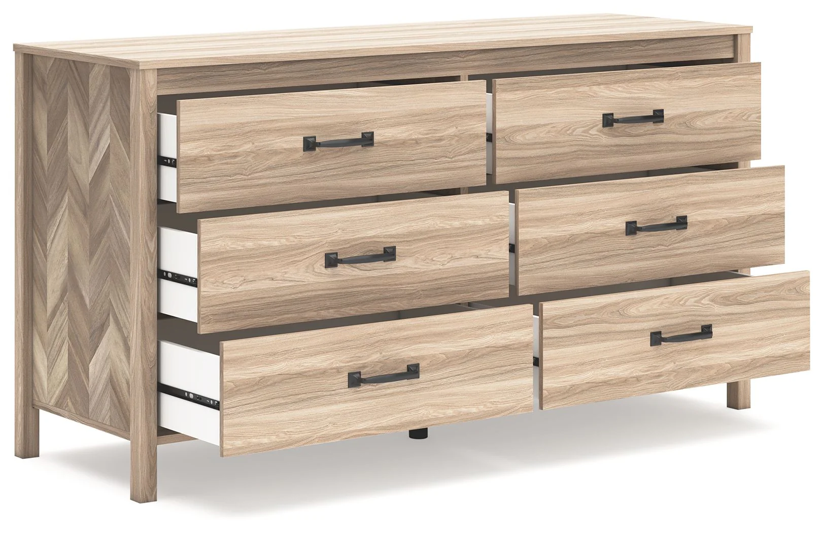 Battelle - Six Drawer Dresser - Tan - Image 2