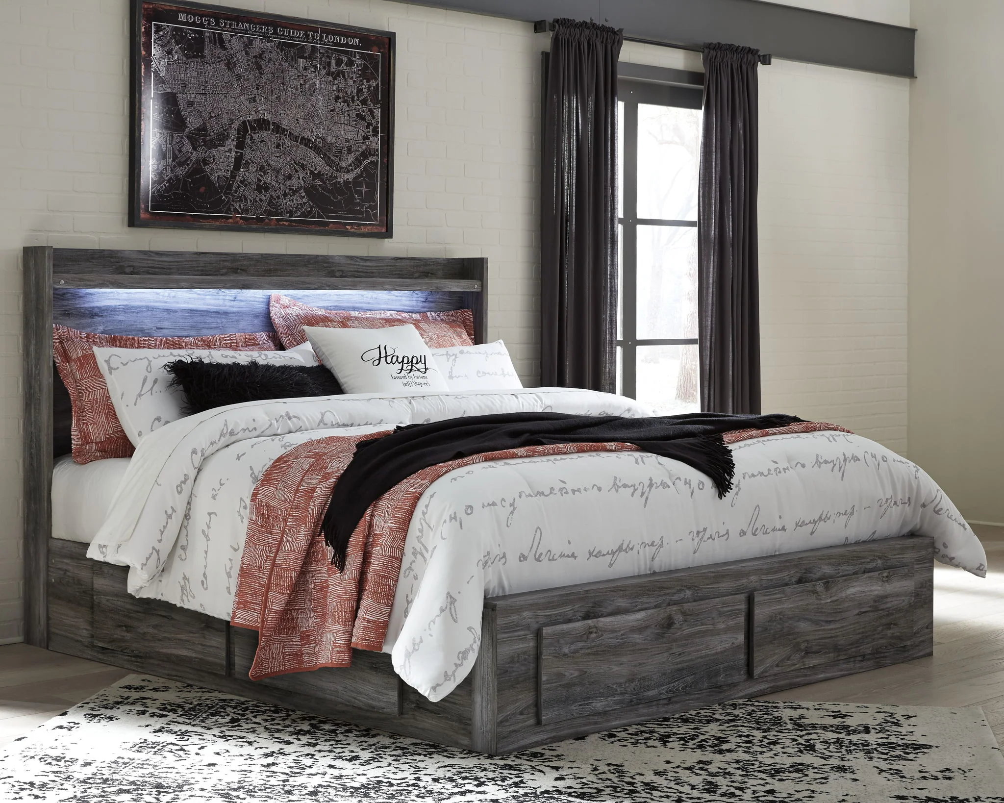 Baystorm - Panel Bedroom Set - Gray - Image 18