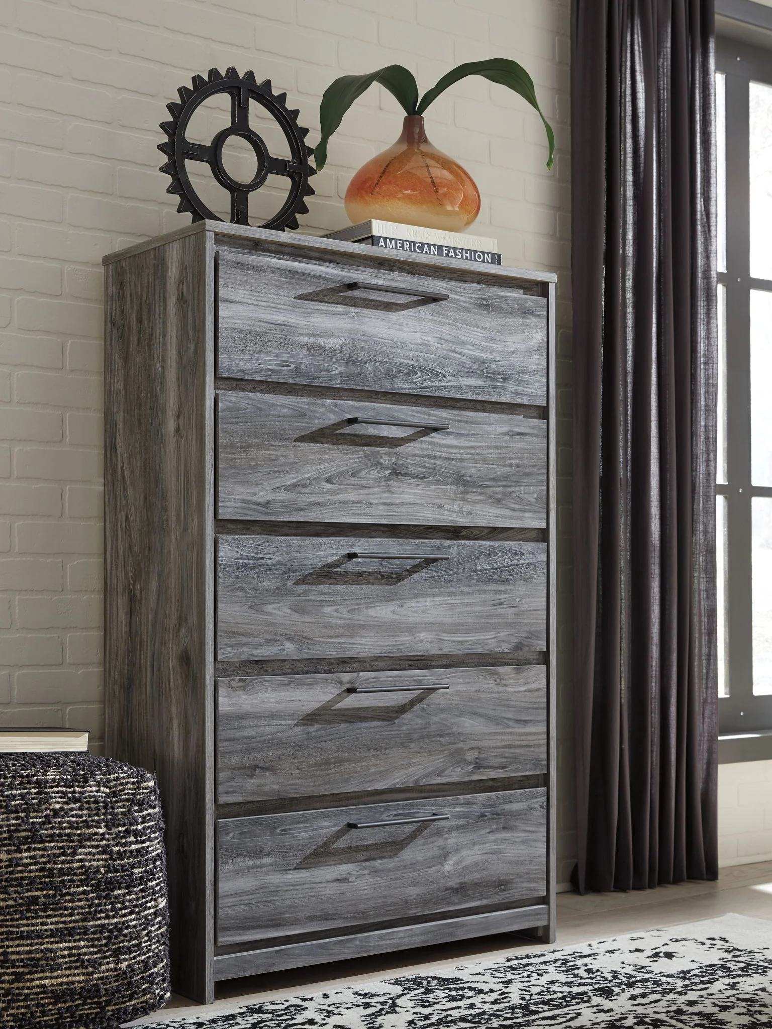 Baystorm - Panel Bedroom Set - Gray - Image 8