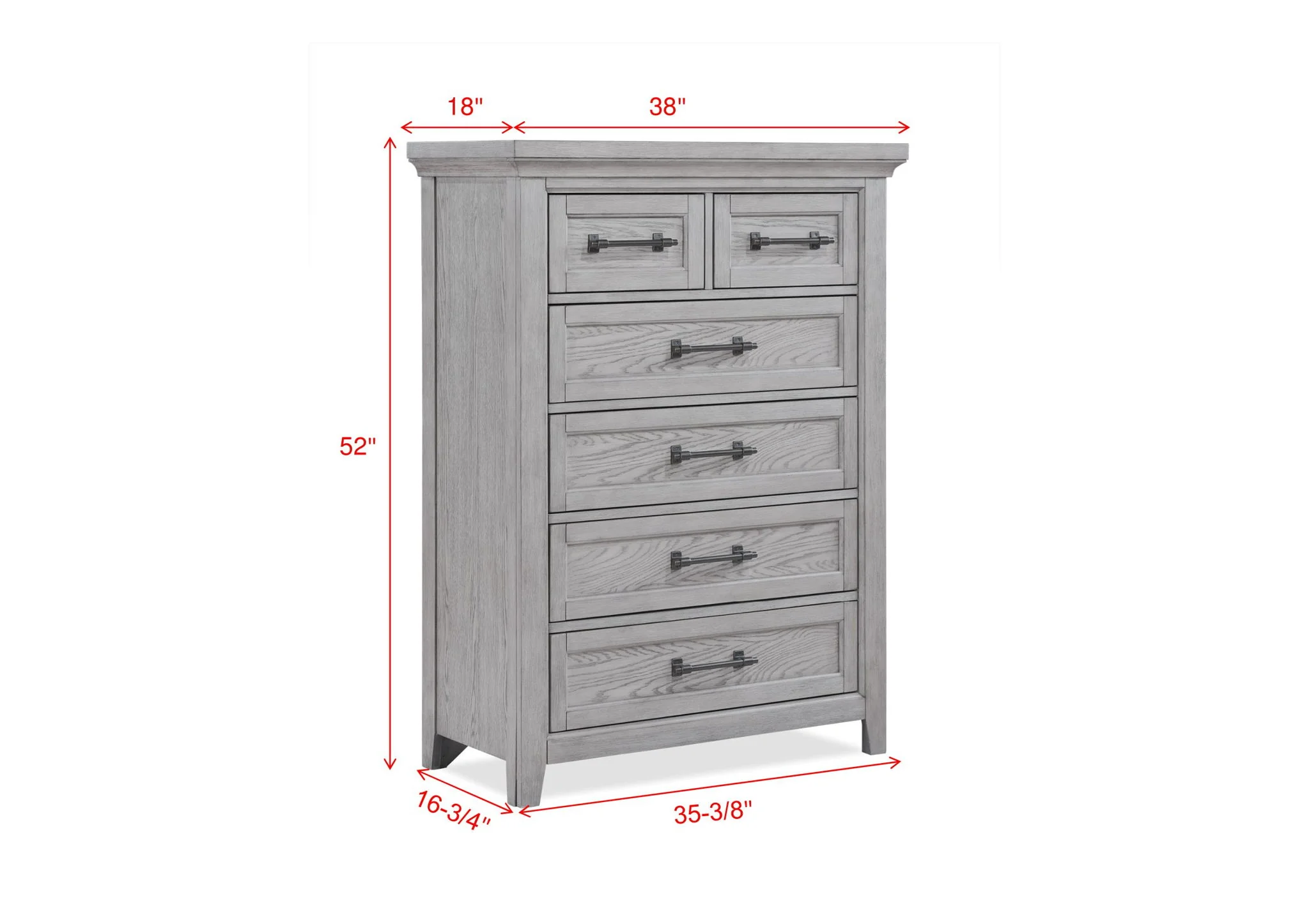 Beckett - Chest - Greige or Walnut Brown - Image 3