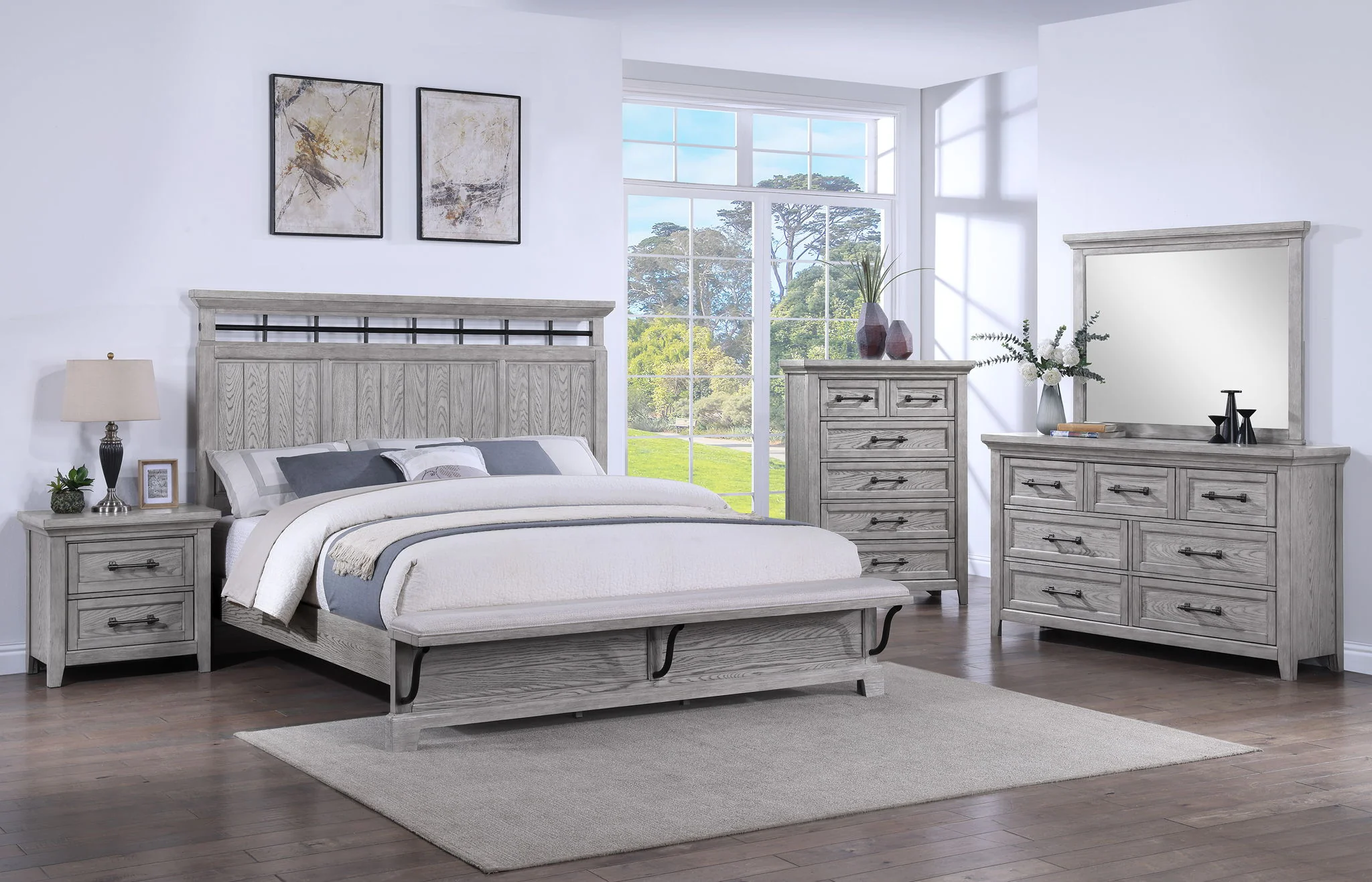 Beckett - Chest - Greige or Walnut Brown - Image 4