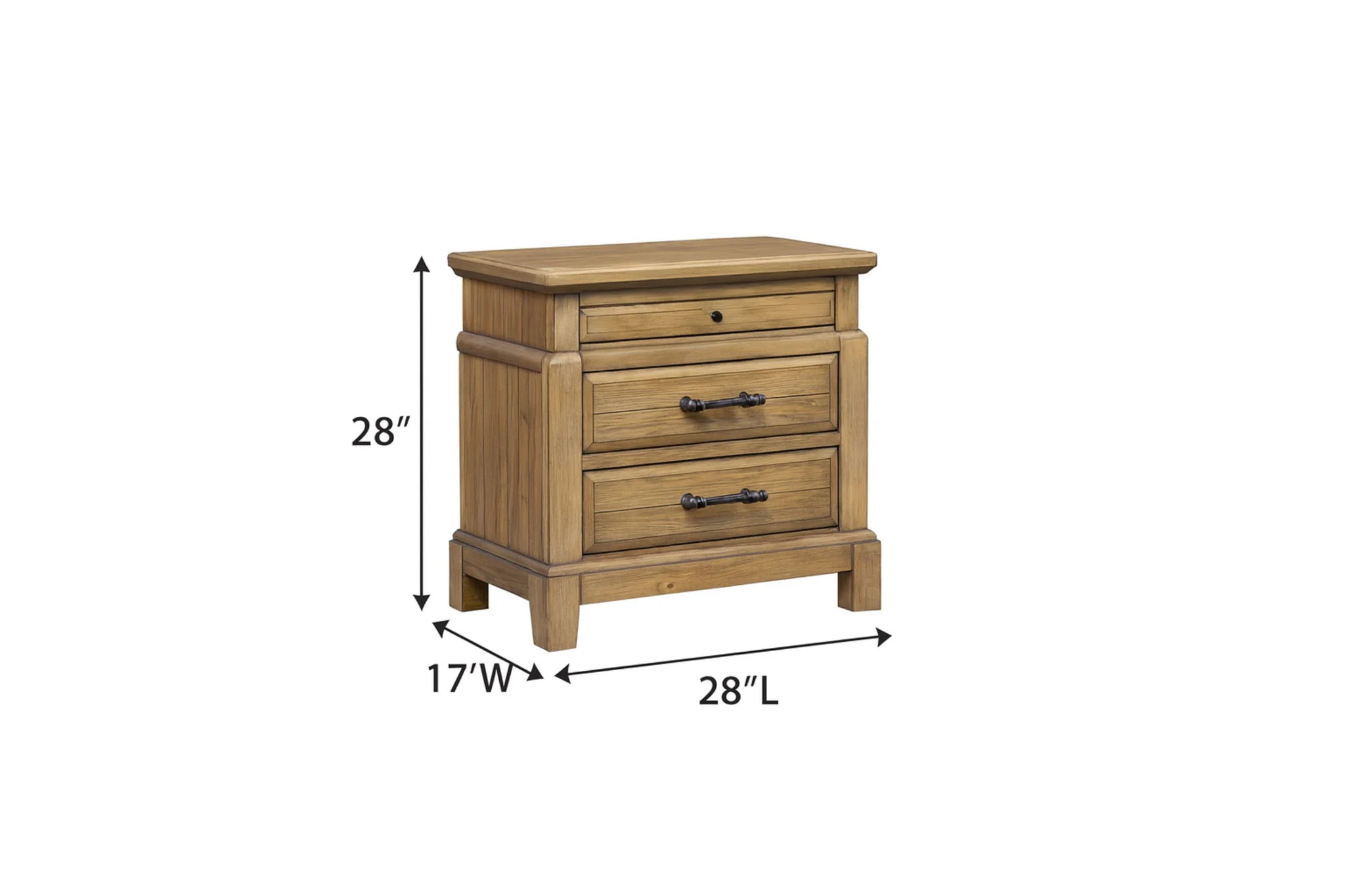 Bellamy Lane - 2-Drawer Nightstand - Carmel - Image 3