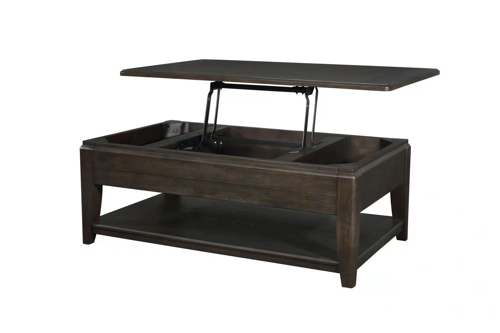 Bellamy Lane - Cocktail Table With Lift Top & Casters - Elm - Image 2