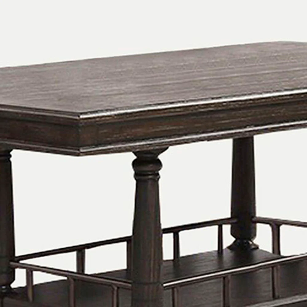 Bellamy Lane - Counter Table With Leaf - Elm - Image 4