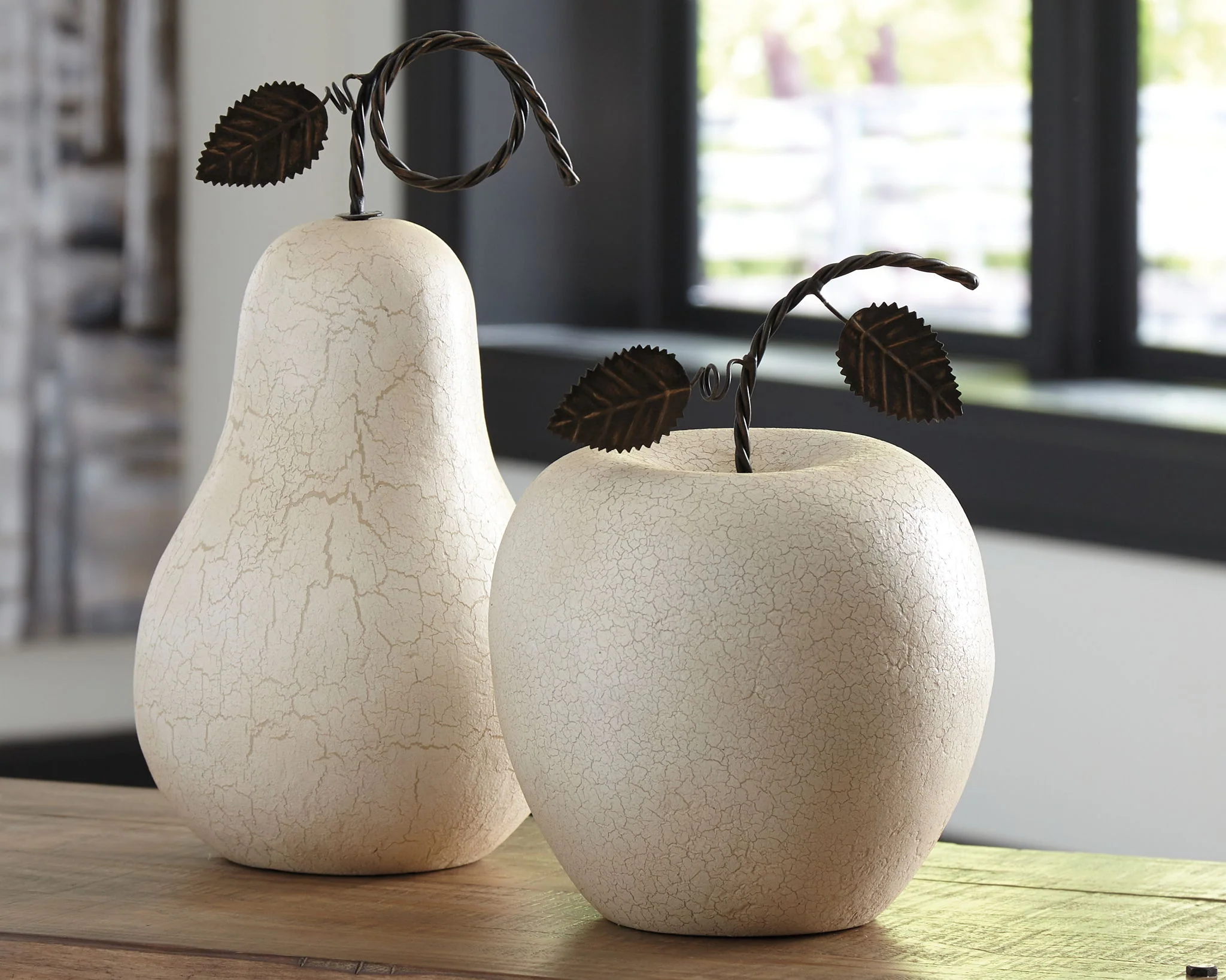 Bidelia - Sculpture Set (Set of 2) - Antique White - Image 3