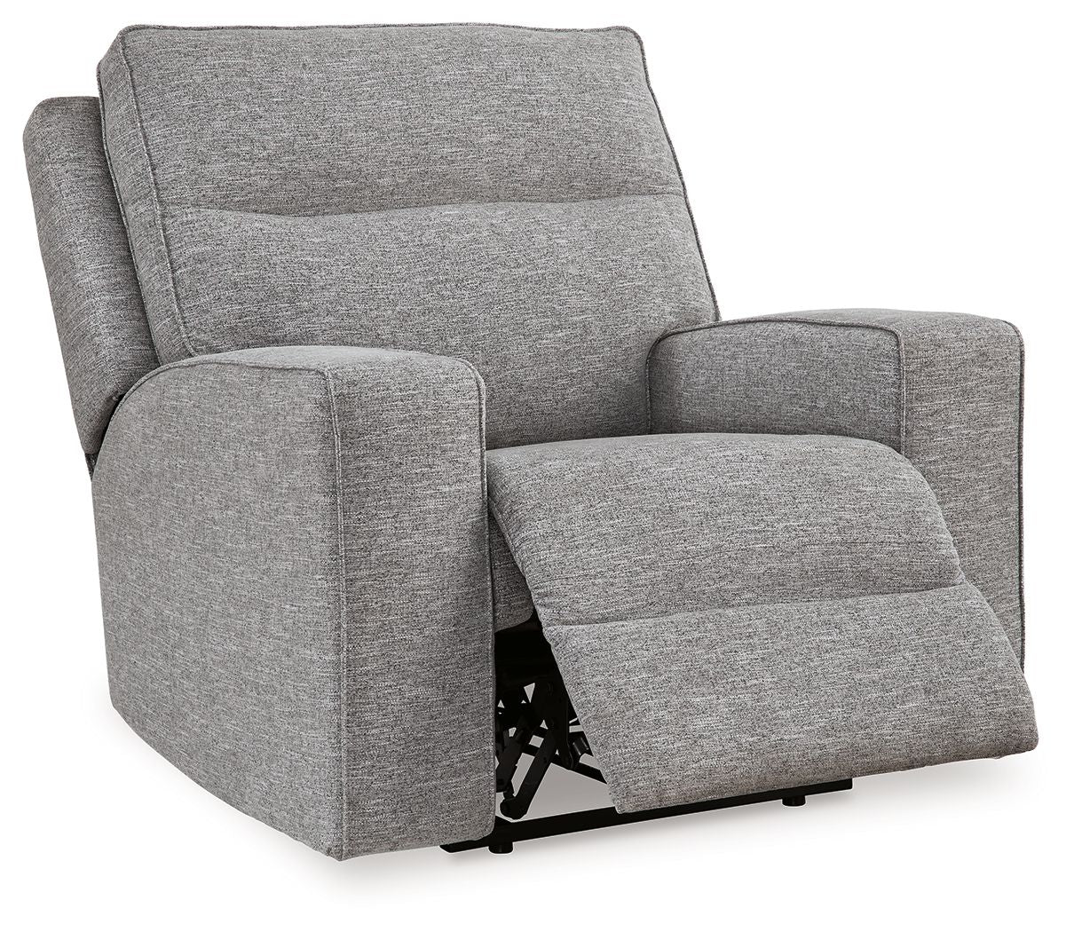 Biscoe - Power Recliner /Adj Headrest - Pewter - Image 2