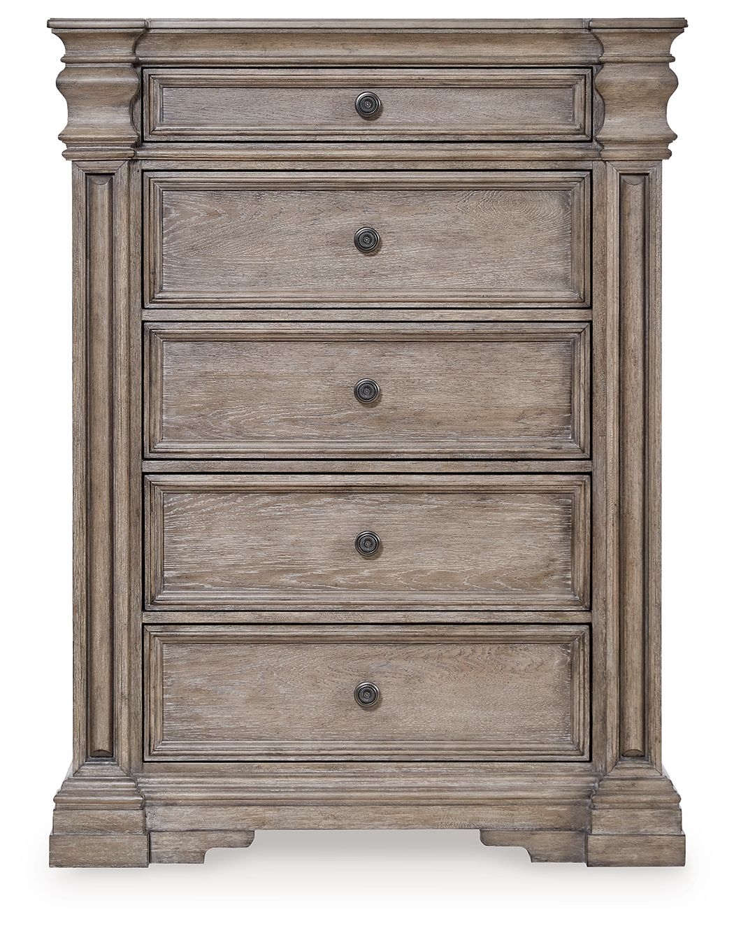 Blairhurst - Five Drawer Chest - Light Grayish Brown - Image 3