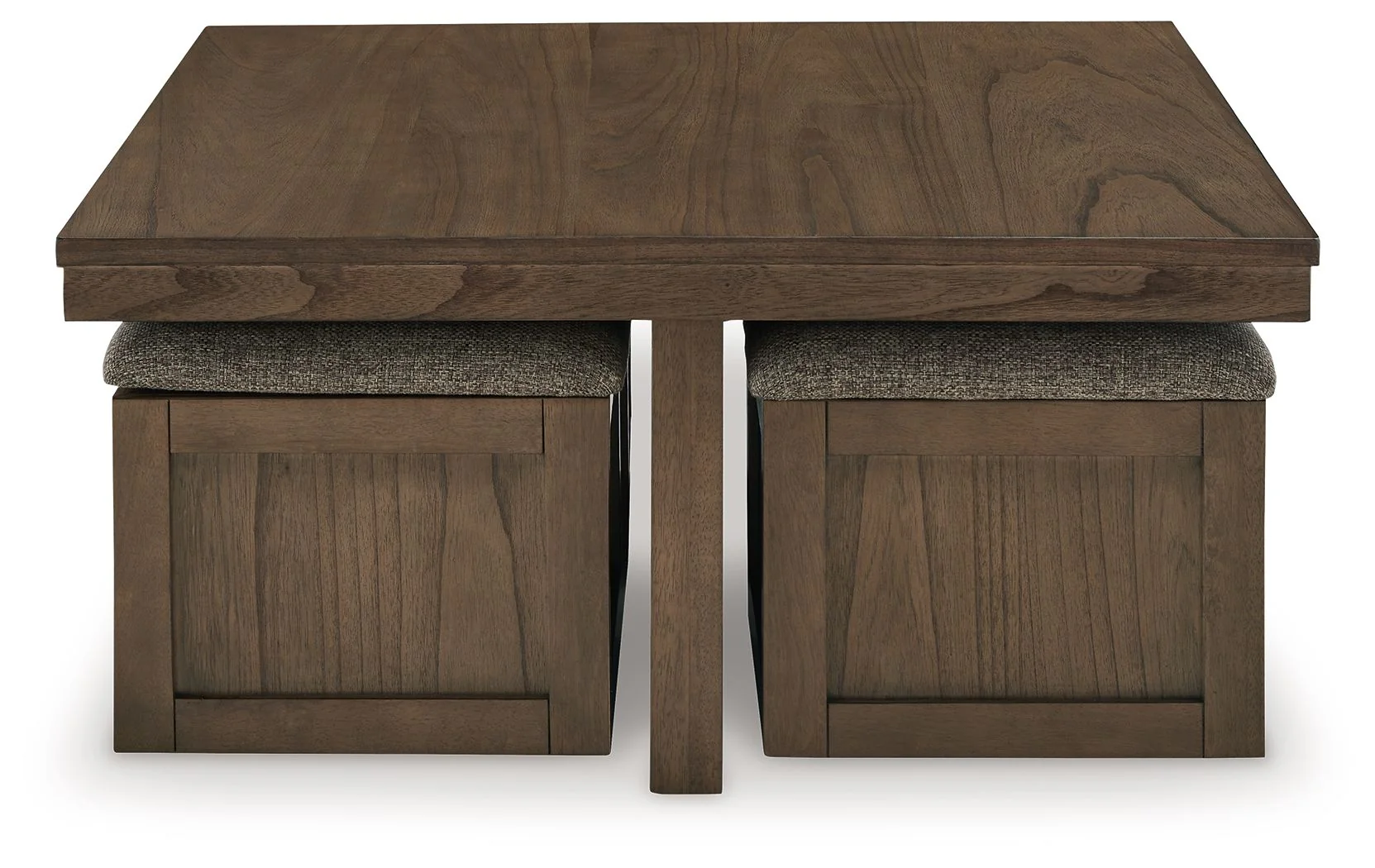 Boardernest - Cocktail Table With 4 Stools (Set of 5) - Brown - Image 2