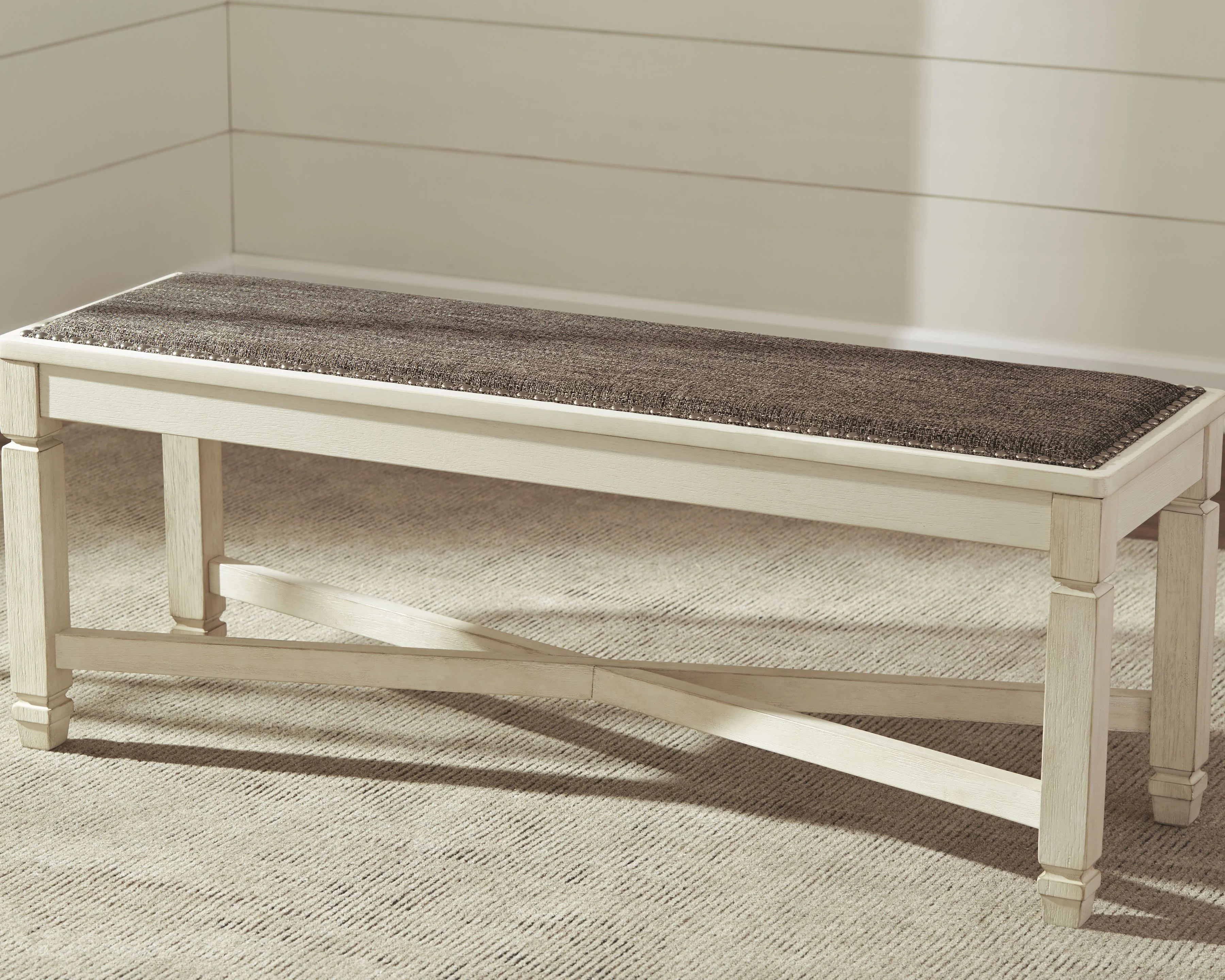 Bolanburg - Large UPH Dining Room Bench - Beige - Image 3